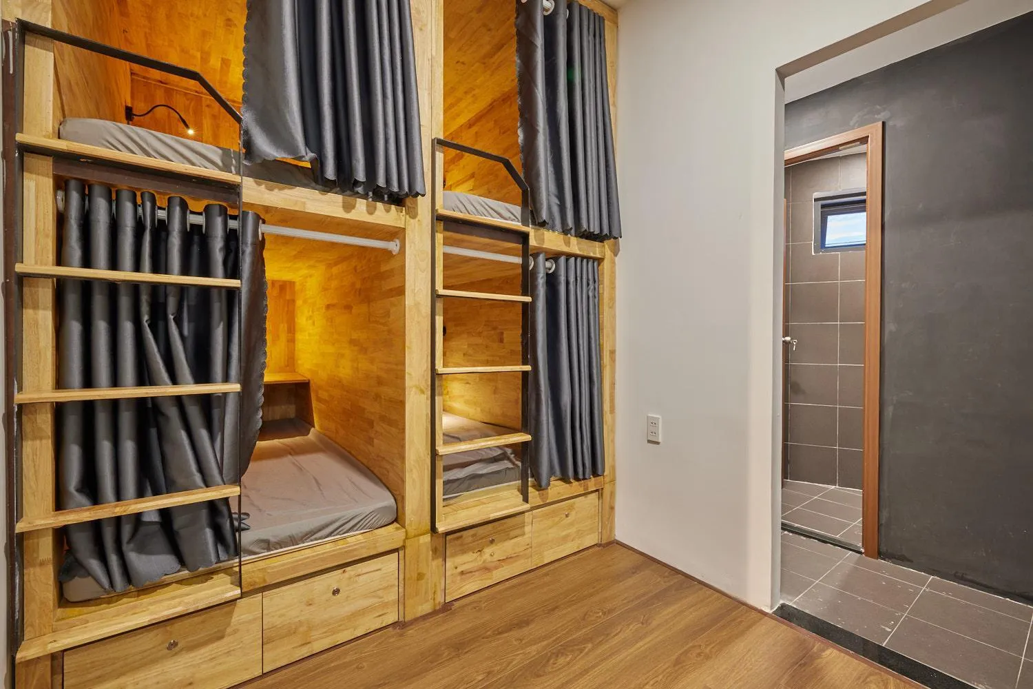 Photo of the whole room, Bed in The Garden Capsule Hotel
