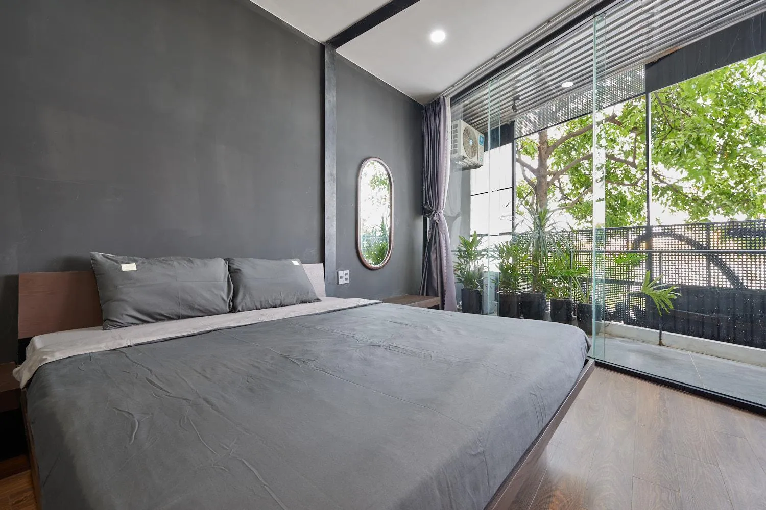 Bed in The Garden Capsule Hotel