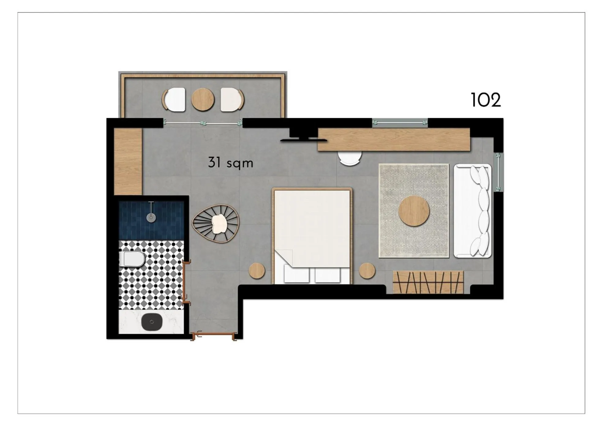Floor plan in Carpe Diem Boutique Hotel - Adults Only
