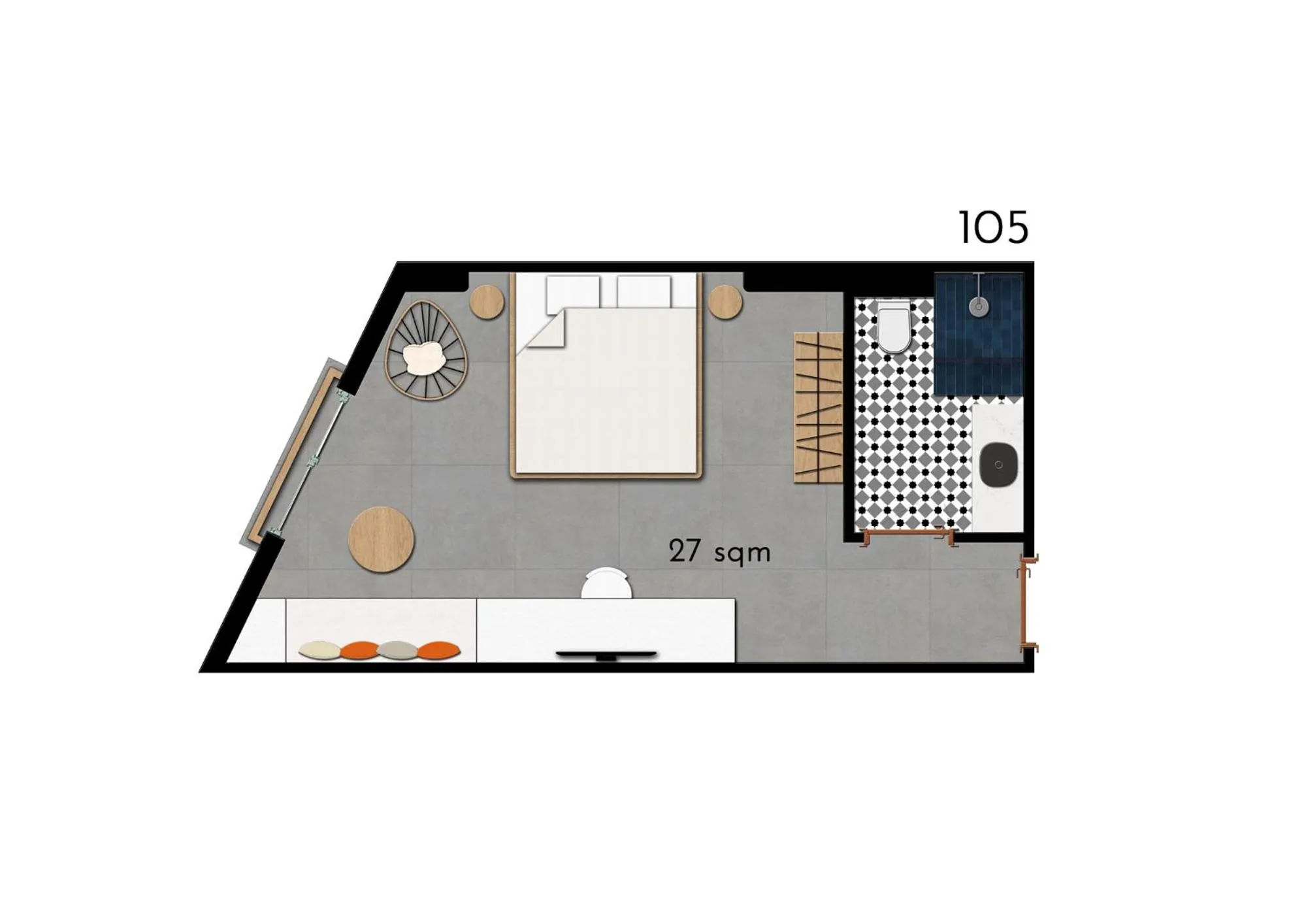 Floor plan in Carpe Diem Boutique Hotel - Adults Only