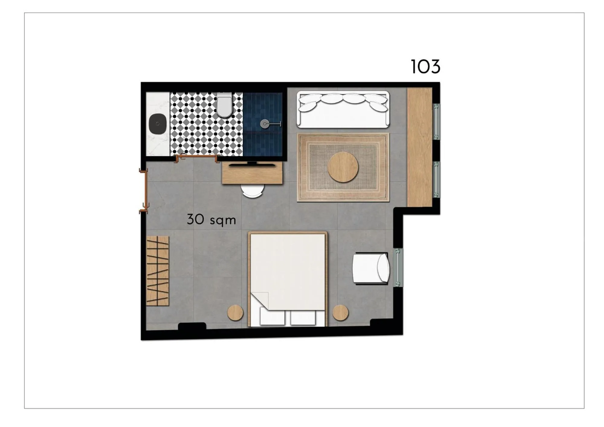 Floor plan in Carpe Diem Boutique Hotel - Adults Only