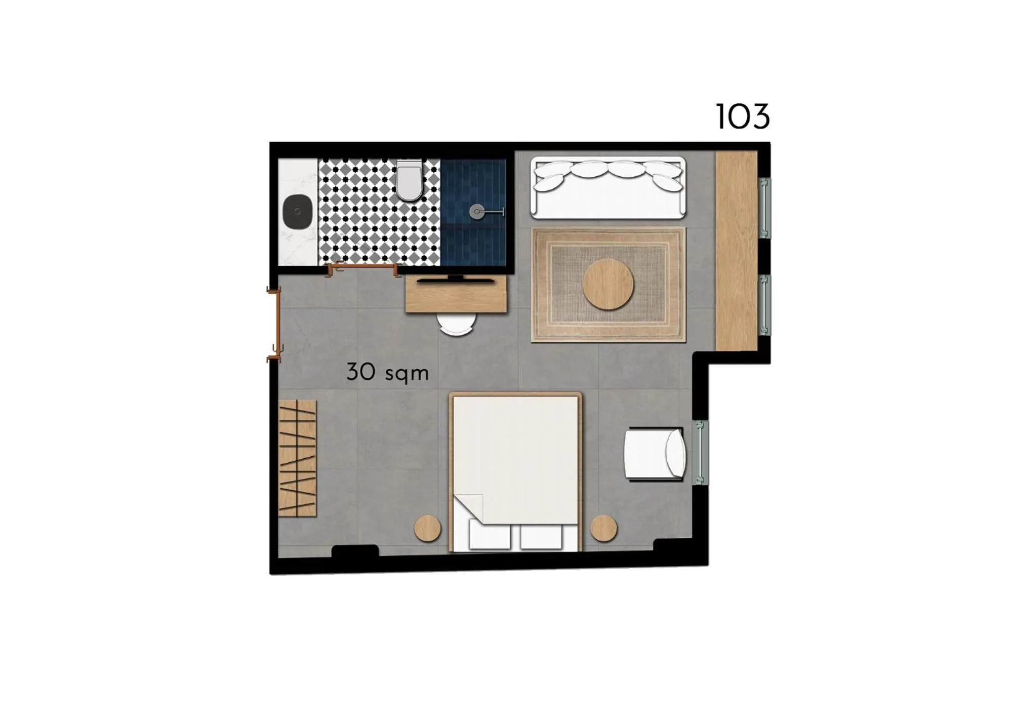 Floor plan in Carpe Diem Boutique Hotel - Adults Only