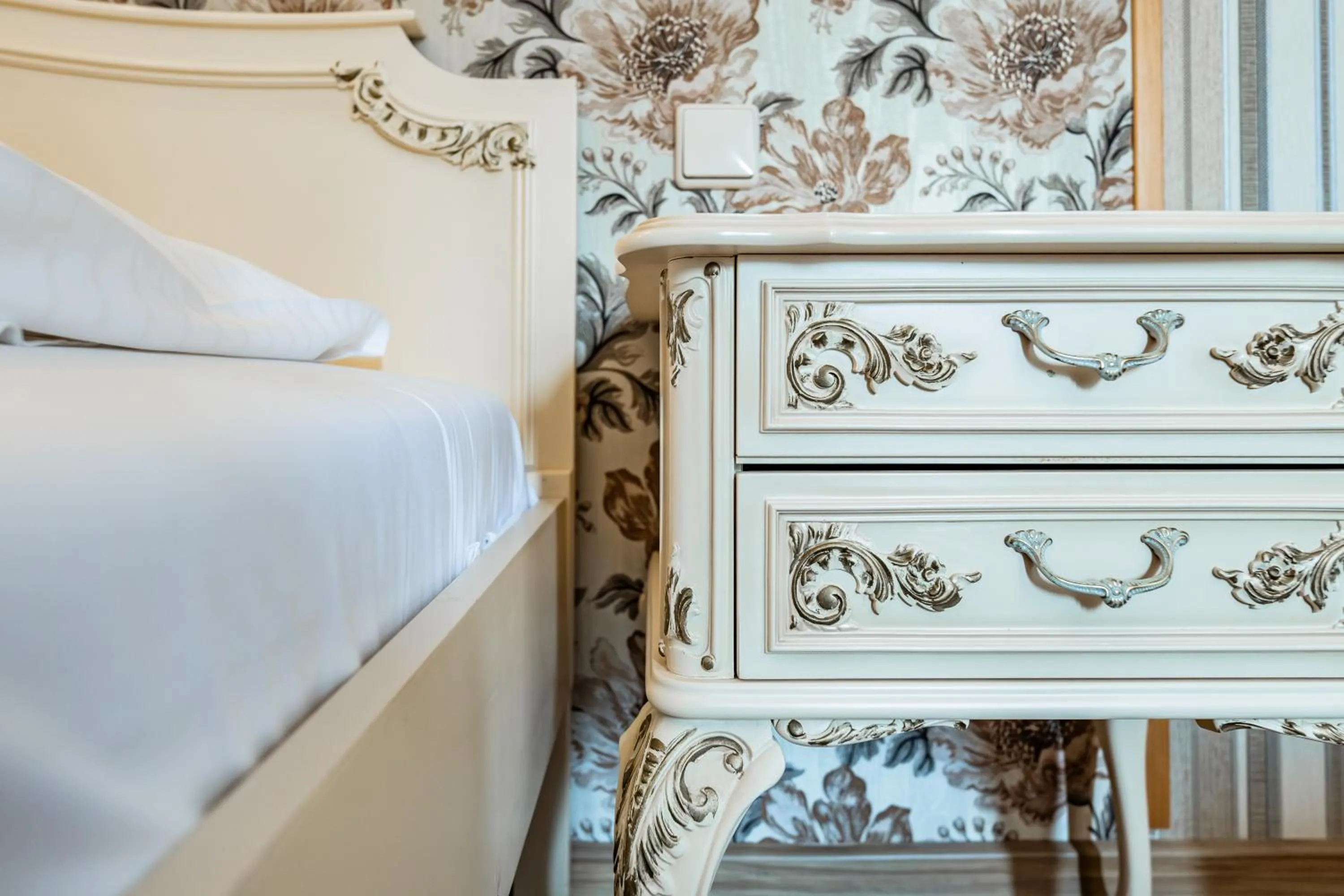 Bed in Hotel Pension Baronesse