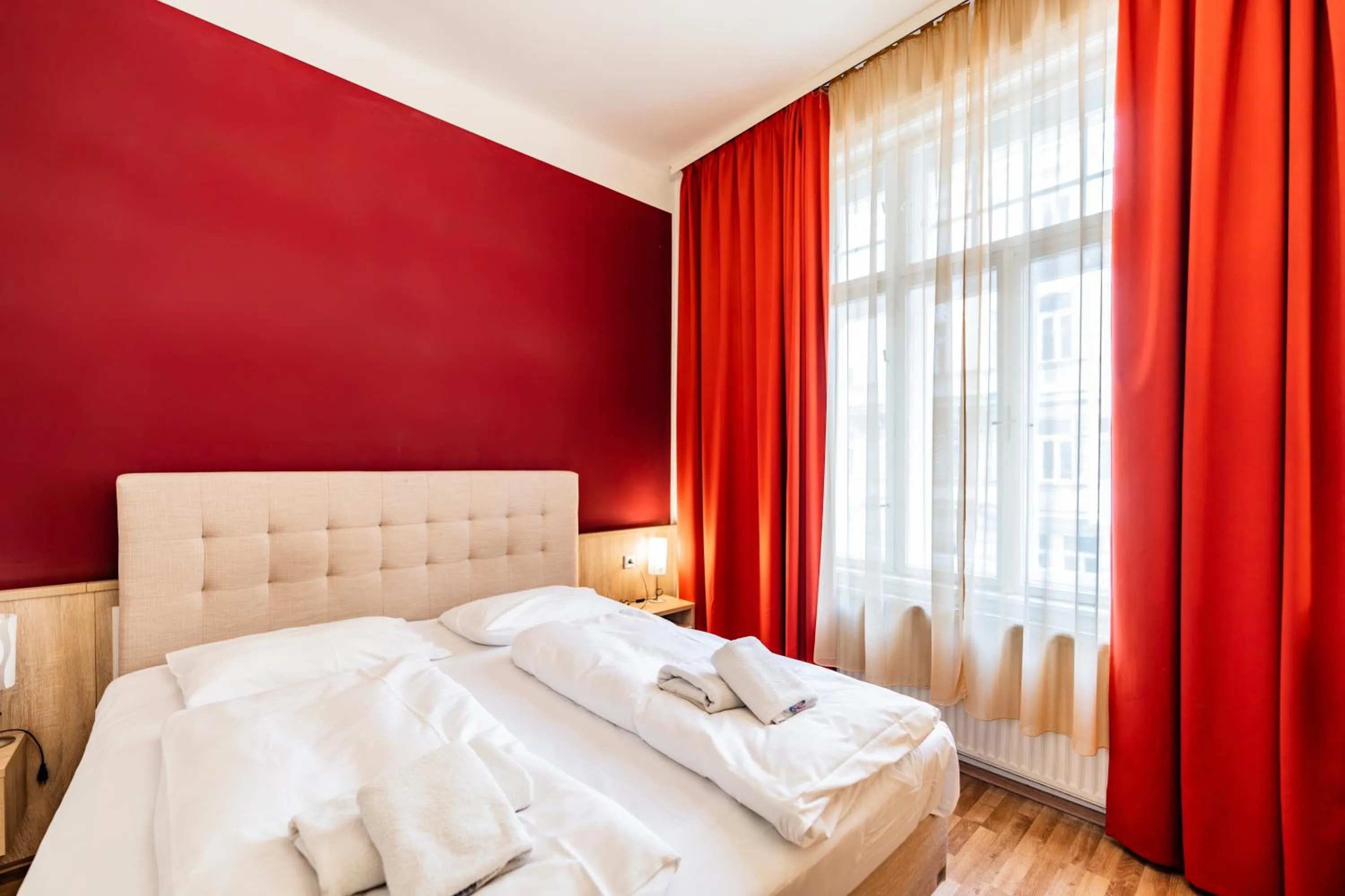 Bed in Hotel Pension Baronesse