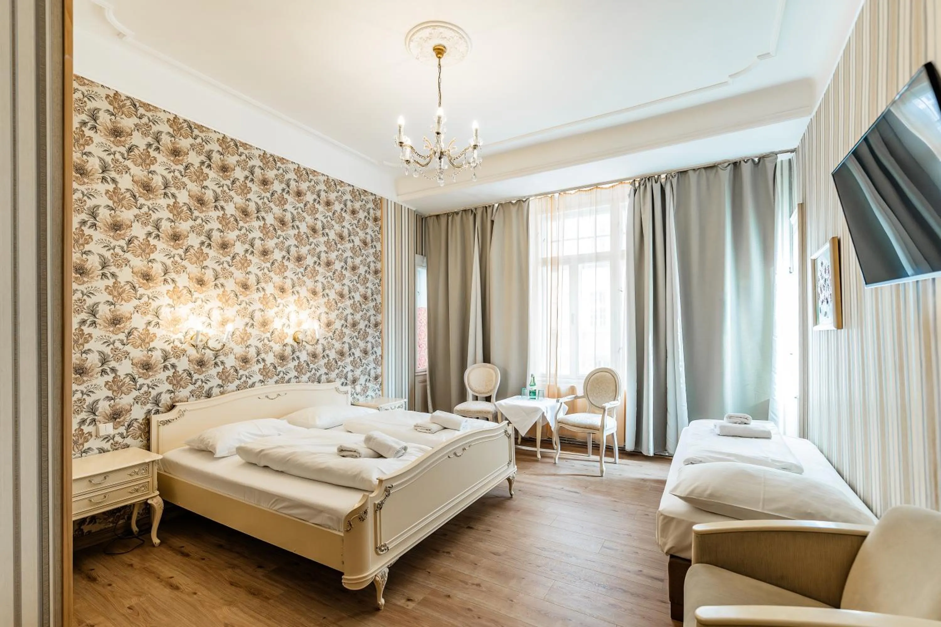 Bed in Hotel Pension Baronesse