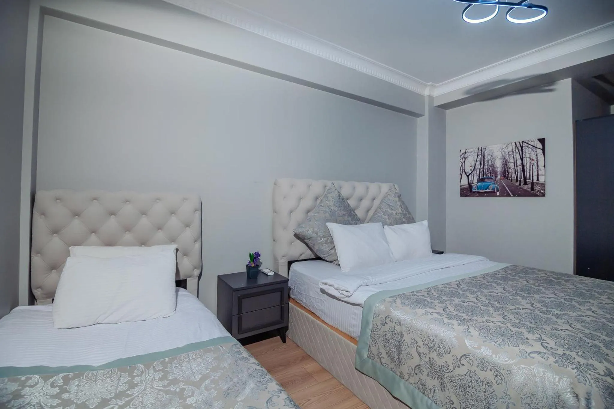 Bed in Taksim Wonder Suites