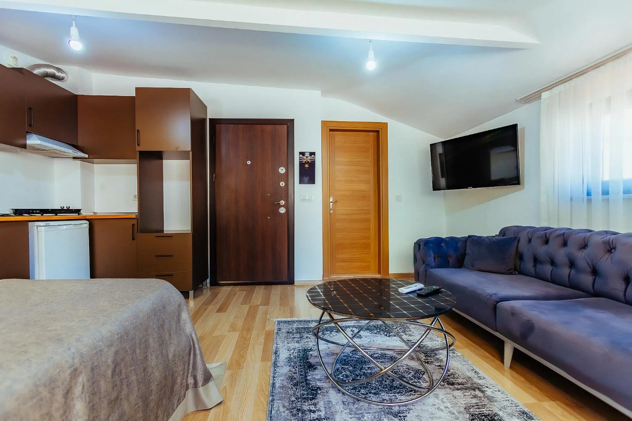 Bed in Taksim Wonder Suites