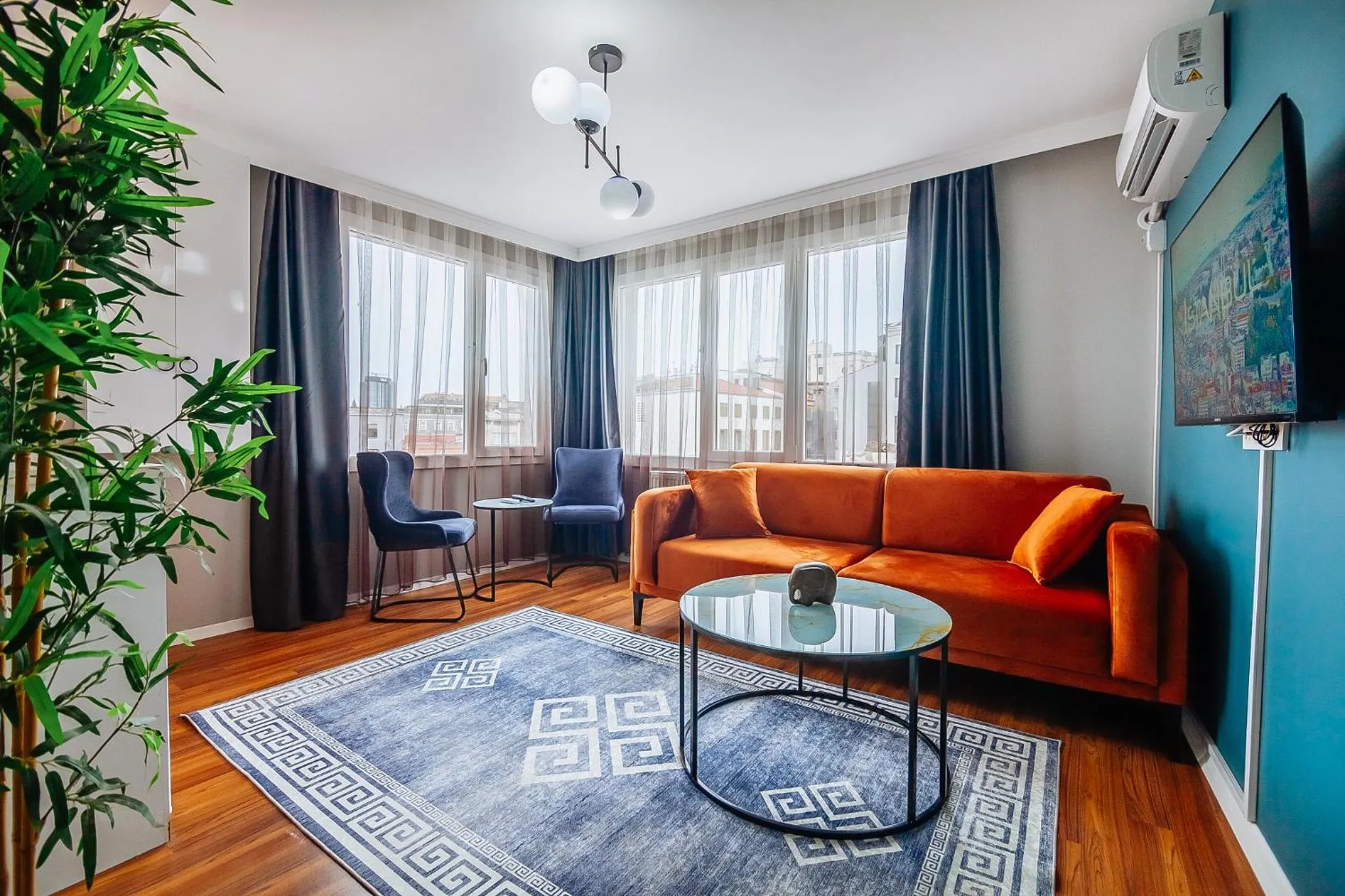 Living room in Taksim Wonder Suites