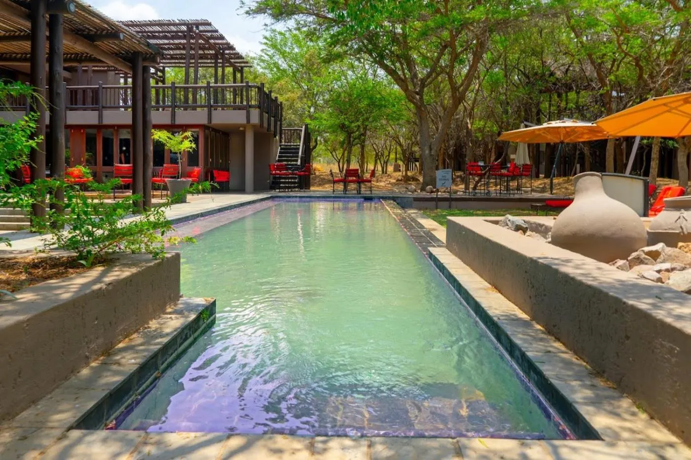 Swimming pool in Zebula Boutique Hotel