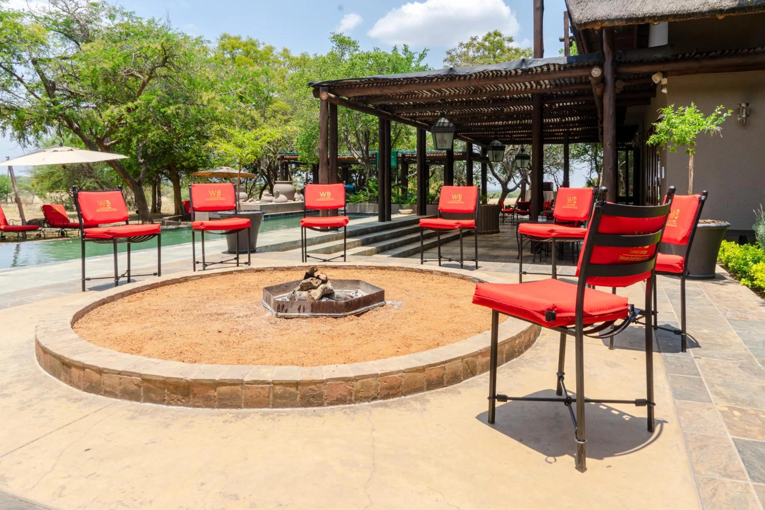 Patio in Zebula Boutique Hotel
