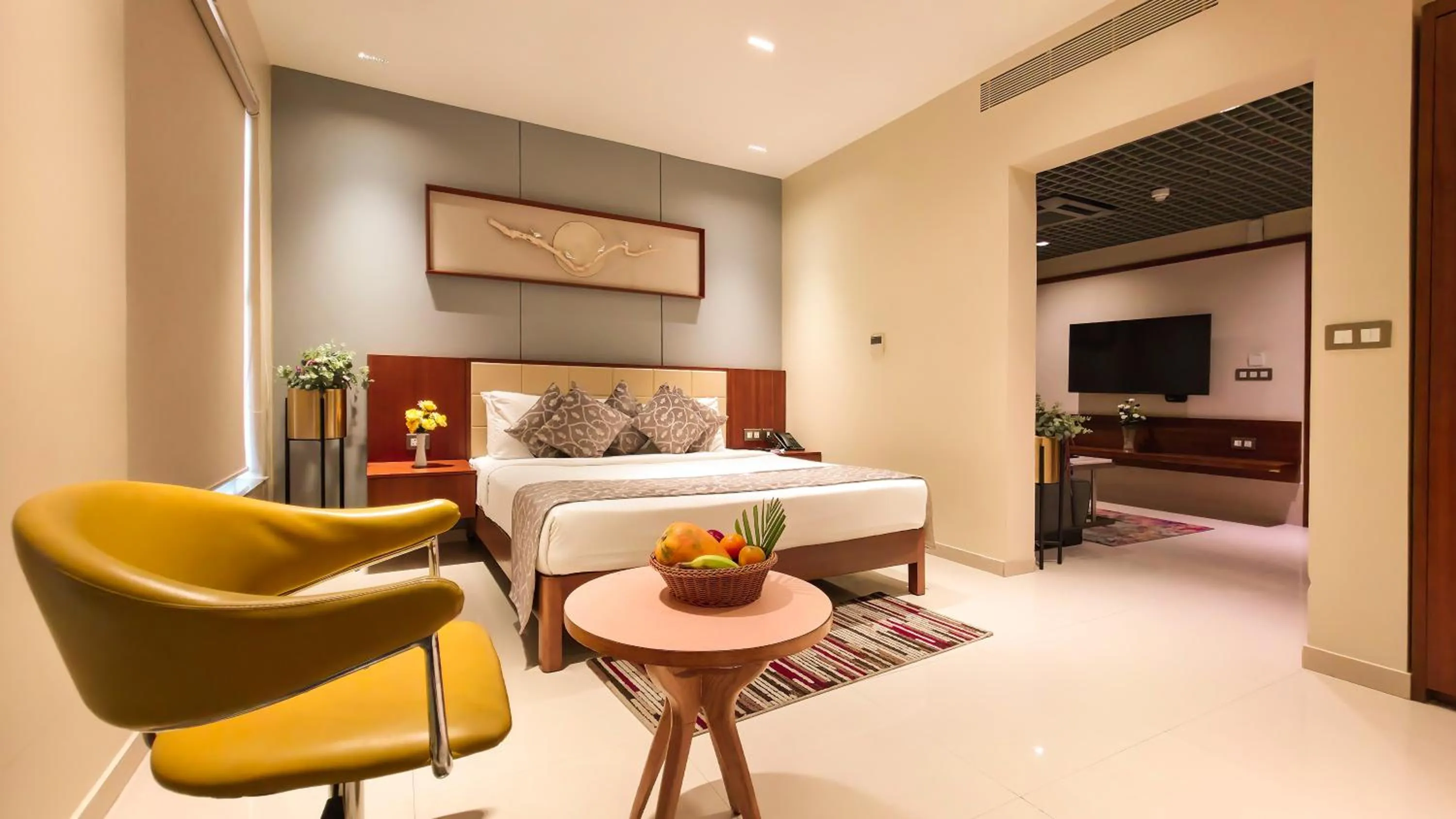 Bed in Morvee Hotels Durgapur