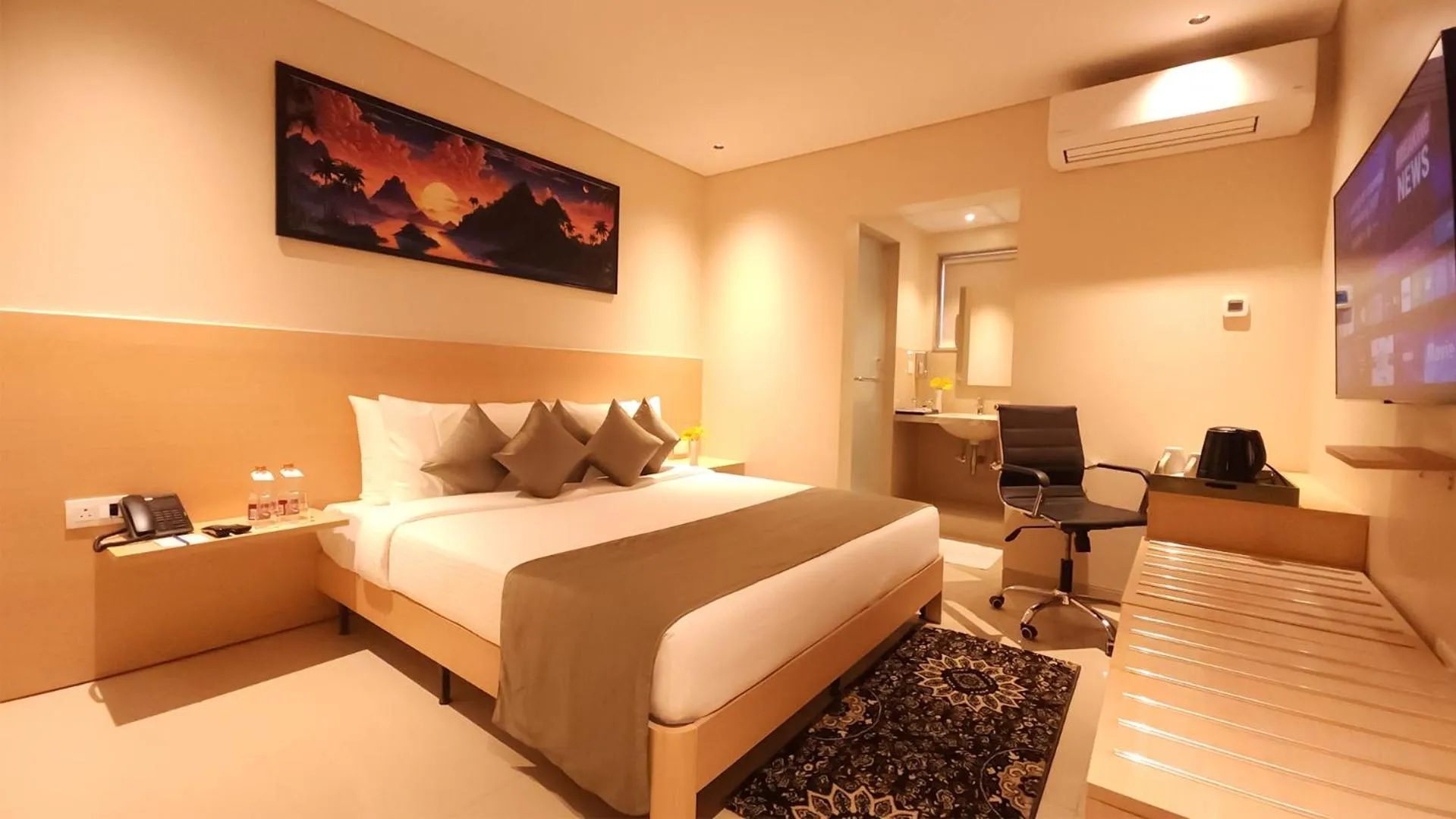 Bedroom, Bed in Morvee Hotels Durgapur