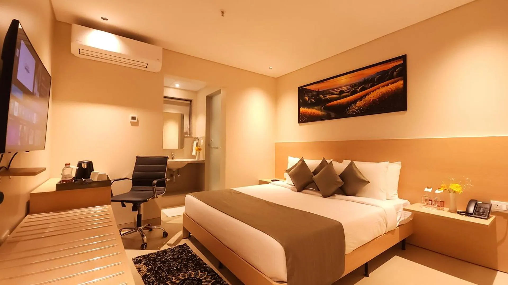 TV and multimedia, Bed in Morvee Hotels Durgapur
