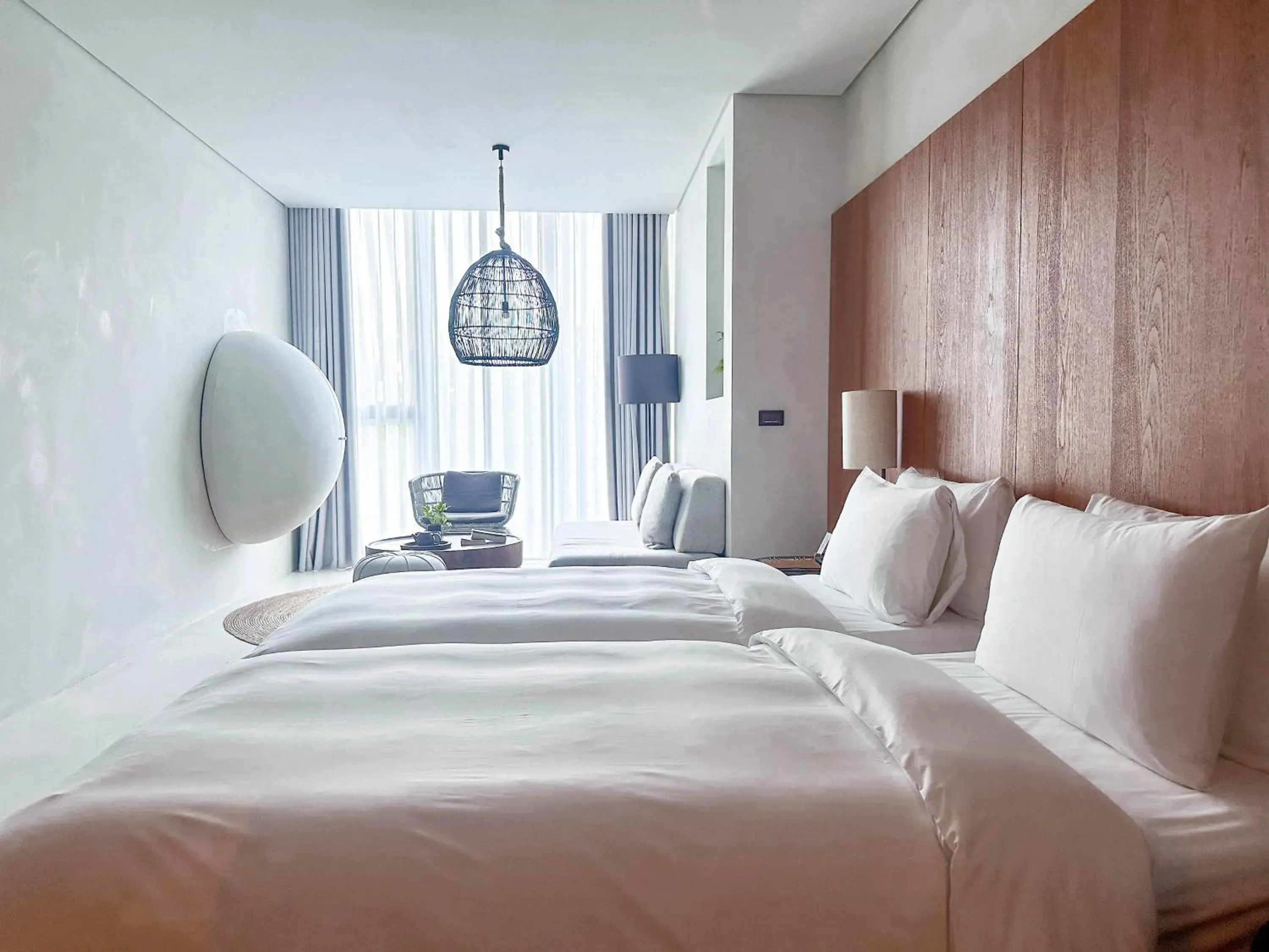 Bedroom, Bed in 了了礁溪 Vivir Jiaoxi Hotel Bedroom, Bed in 了了礁溪 Vivir Jiaoxi Hotel