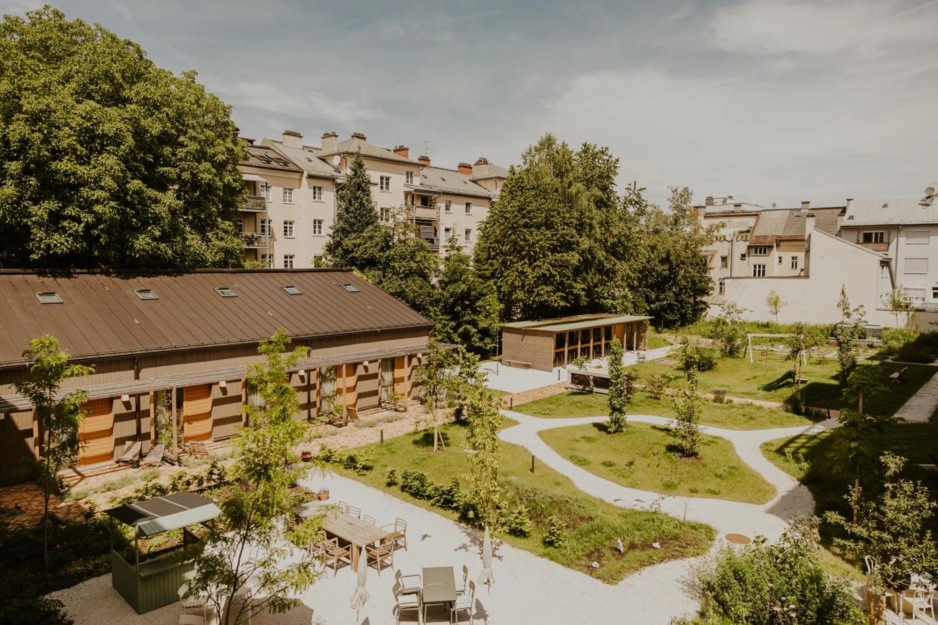 Garden in Design Hotel zum Hirschen Salzburg