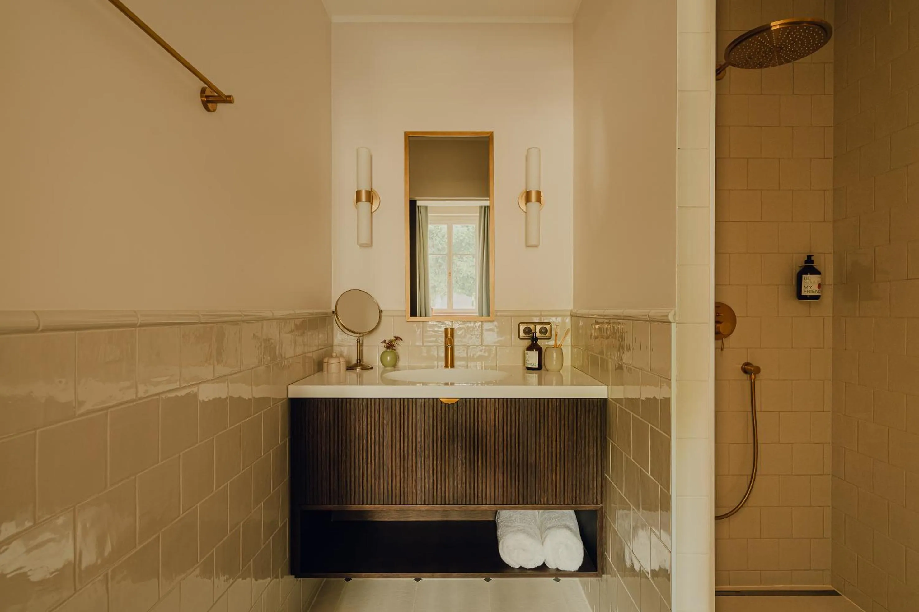 Shower in Design Hotel zum Hirschen Salzburg