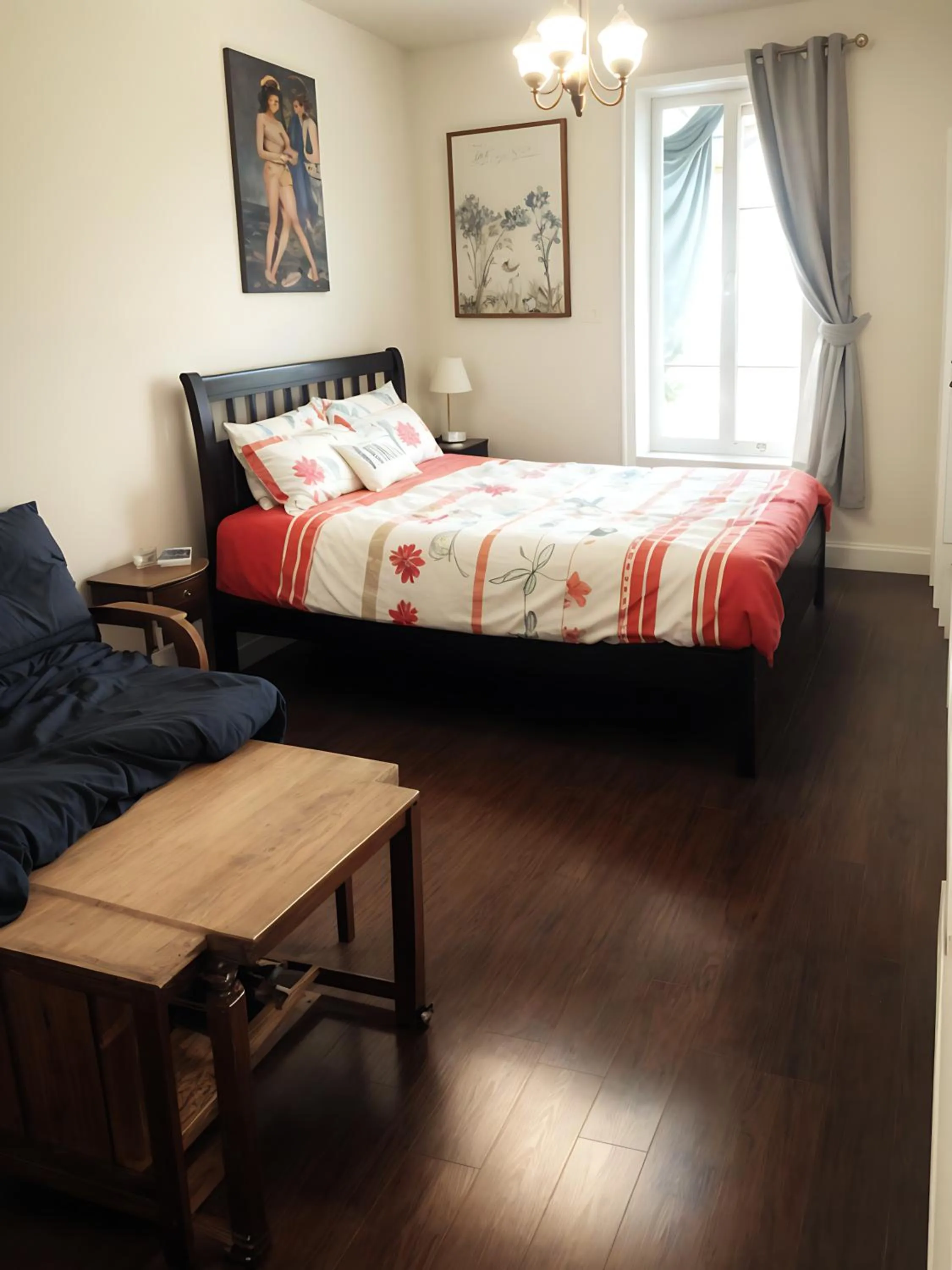 Bedroom, Bed in Maison Montplaisir