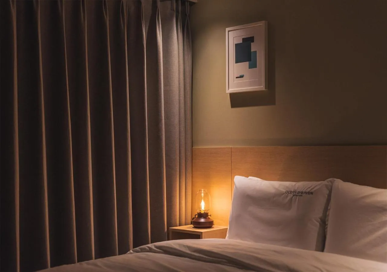 Bed in Nampo Ocean2Heaven Hotel& Spa