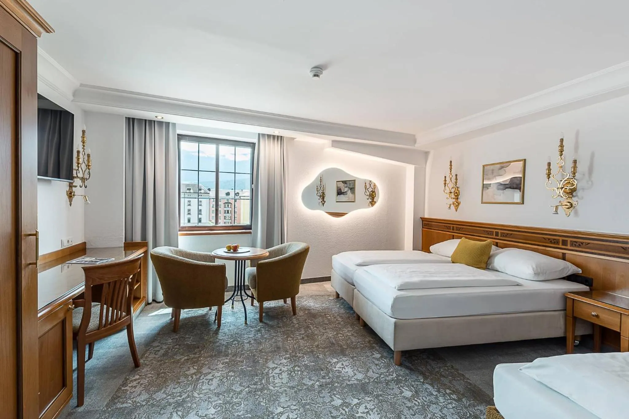 Photo of the whole room, Bed in Hotel Mondschein