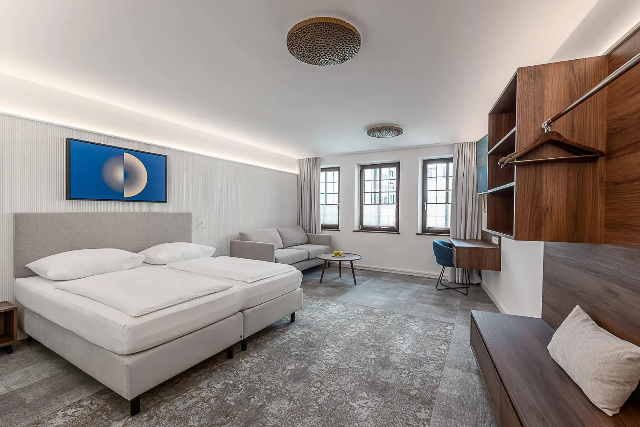 Photo of the whole room, Bed in Hotel Mondschein