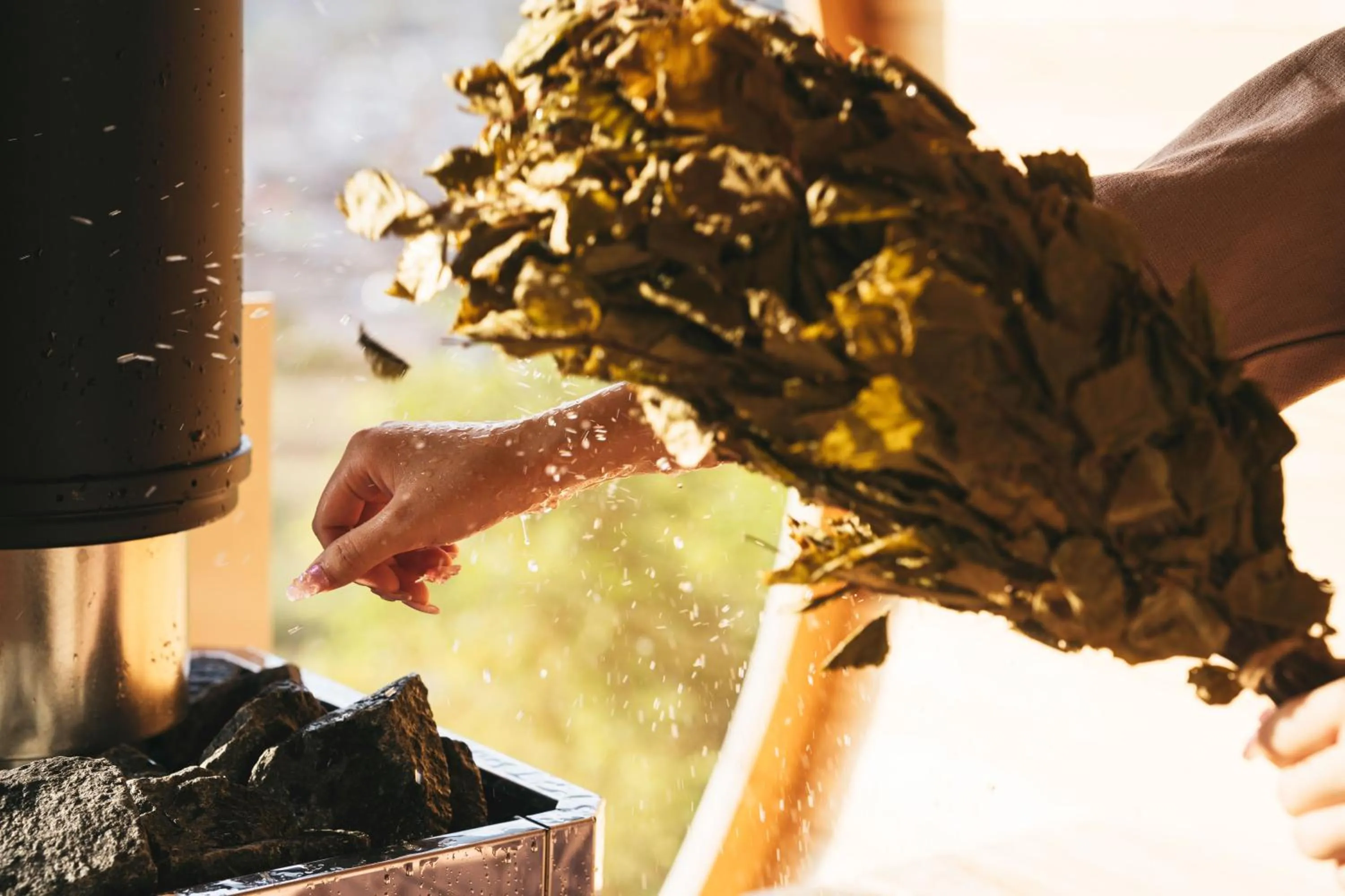 Sauna in Nazuna Obi Onsen Resort