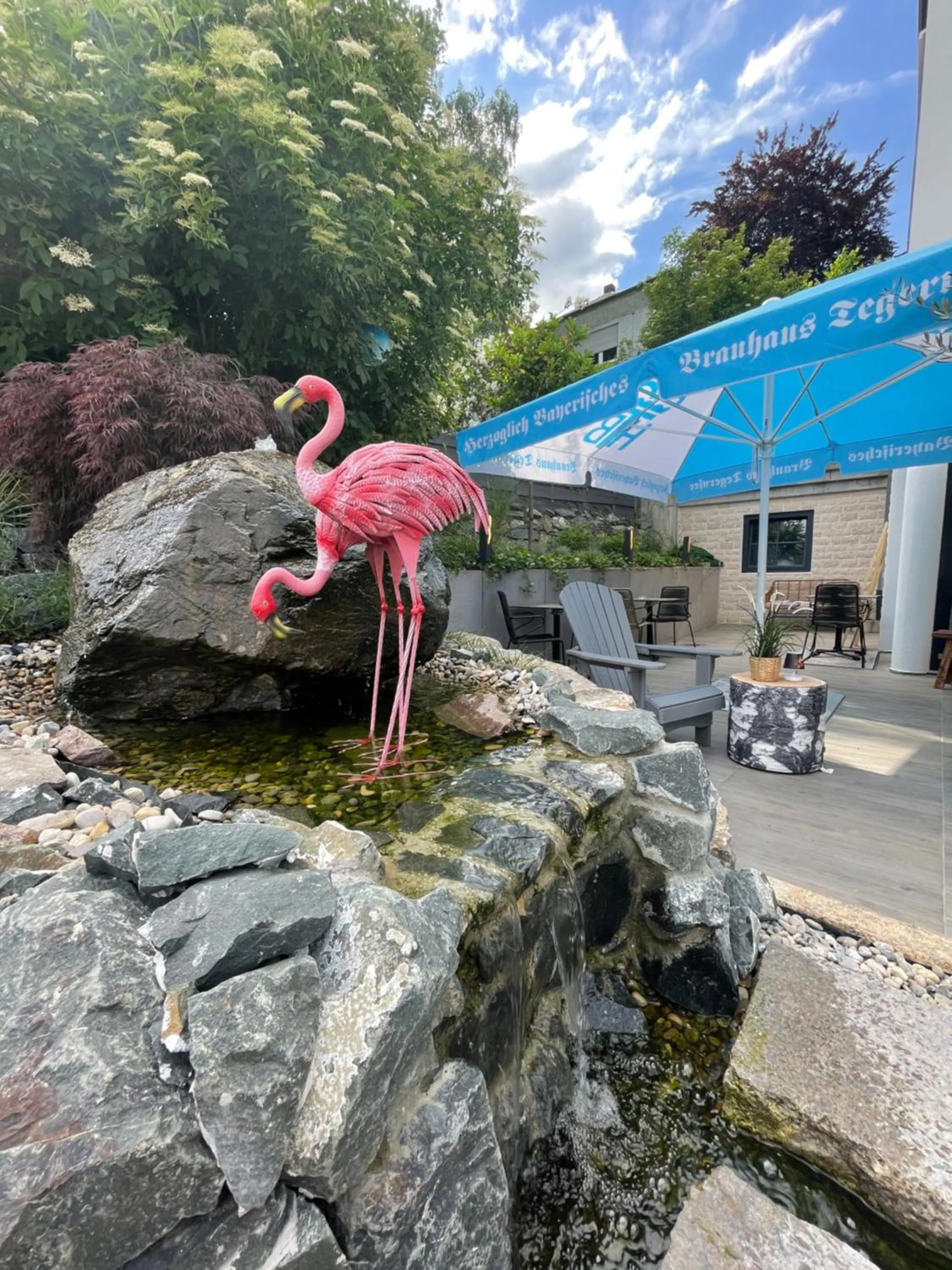 Patio in Safranberg Hotel & Sauna