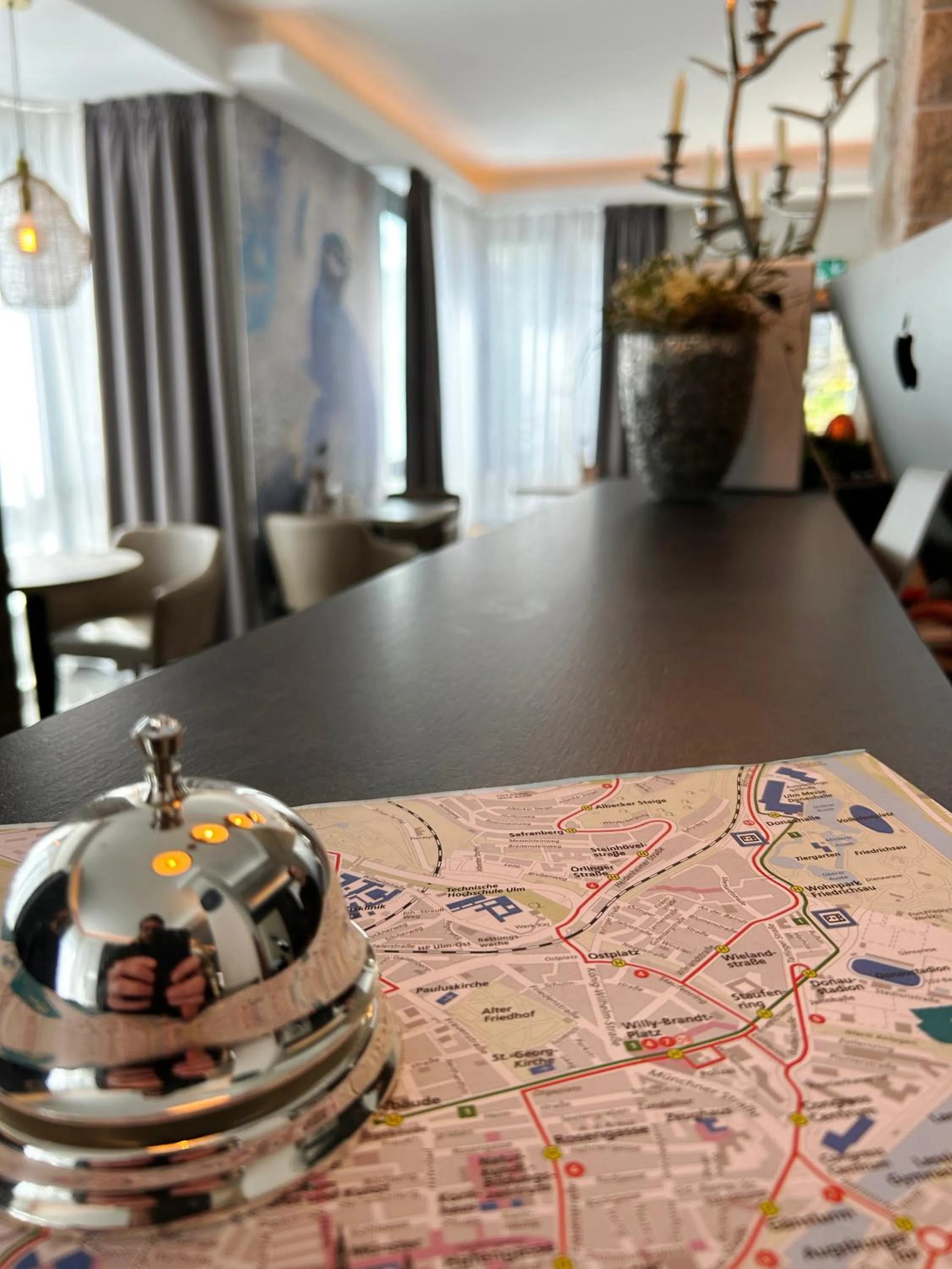 Lobby or reception in Safranberg Hotel & Sauna