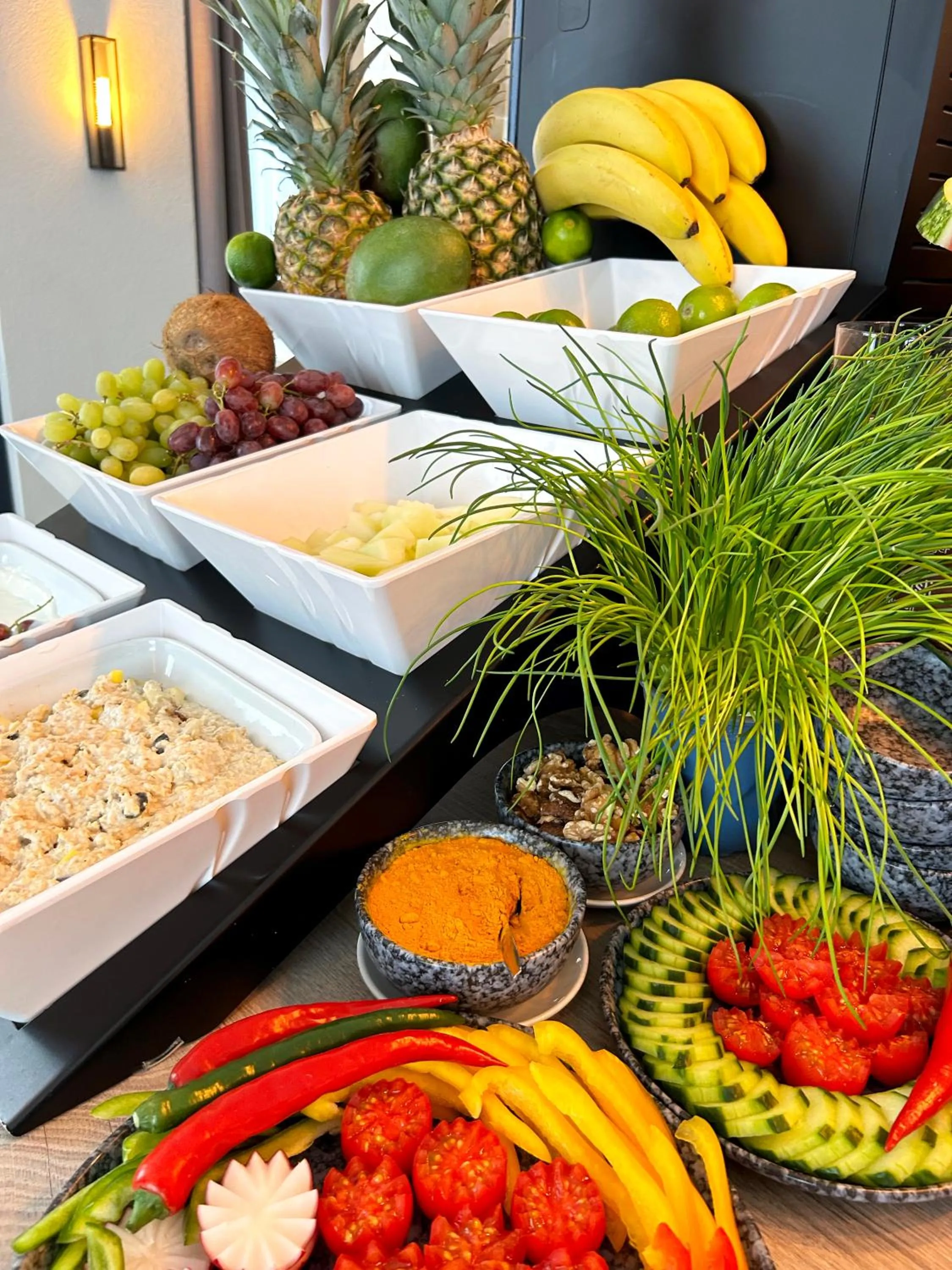 Buffet breakfast in Safranberg Hotel & Sauna