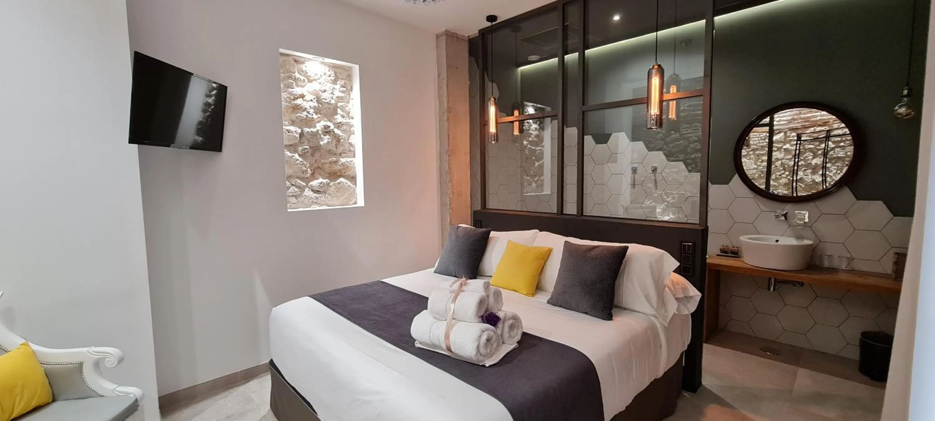 Bed in Murallas de Jayrán Hotel Boutique