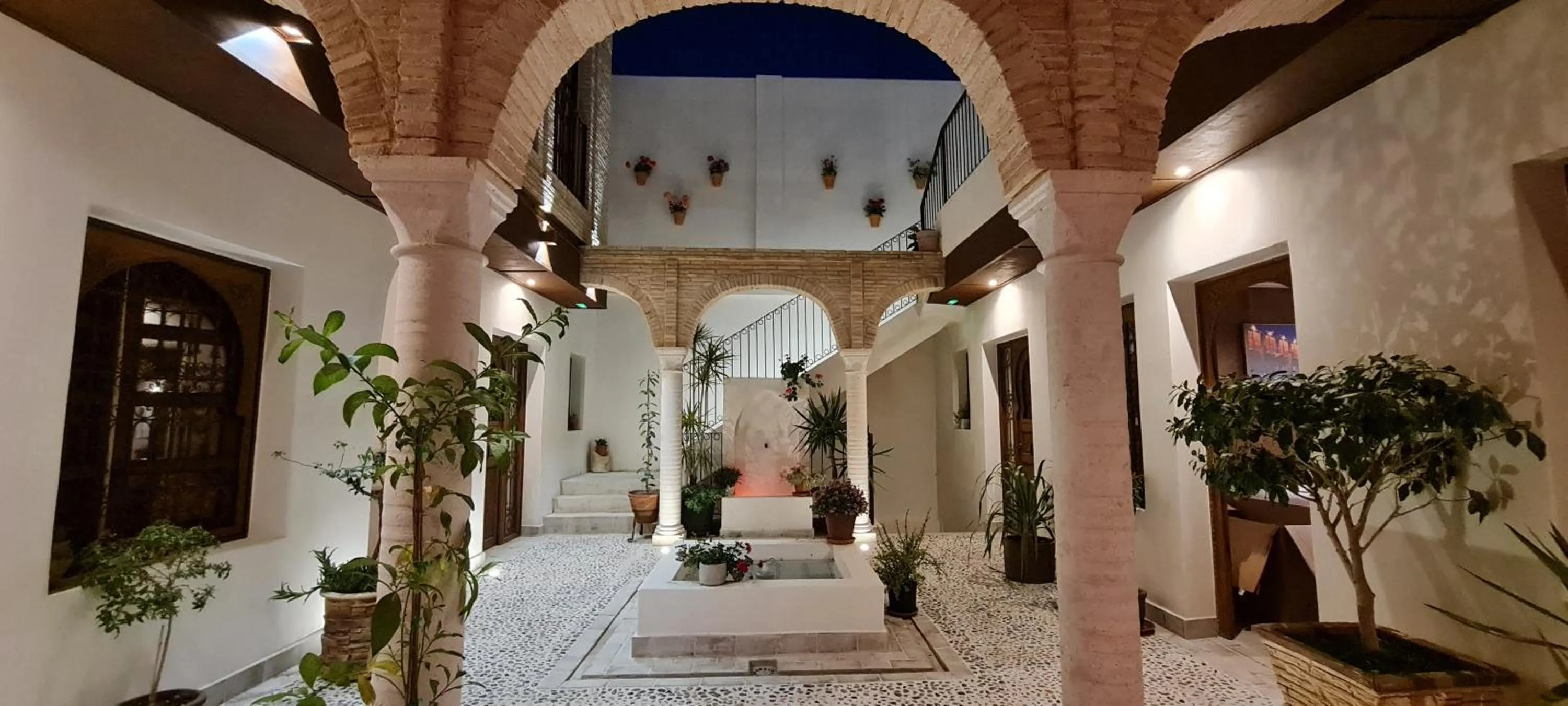 Patio in Murallas de Jayrán Hotel Boutique