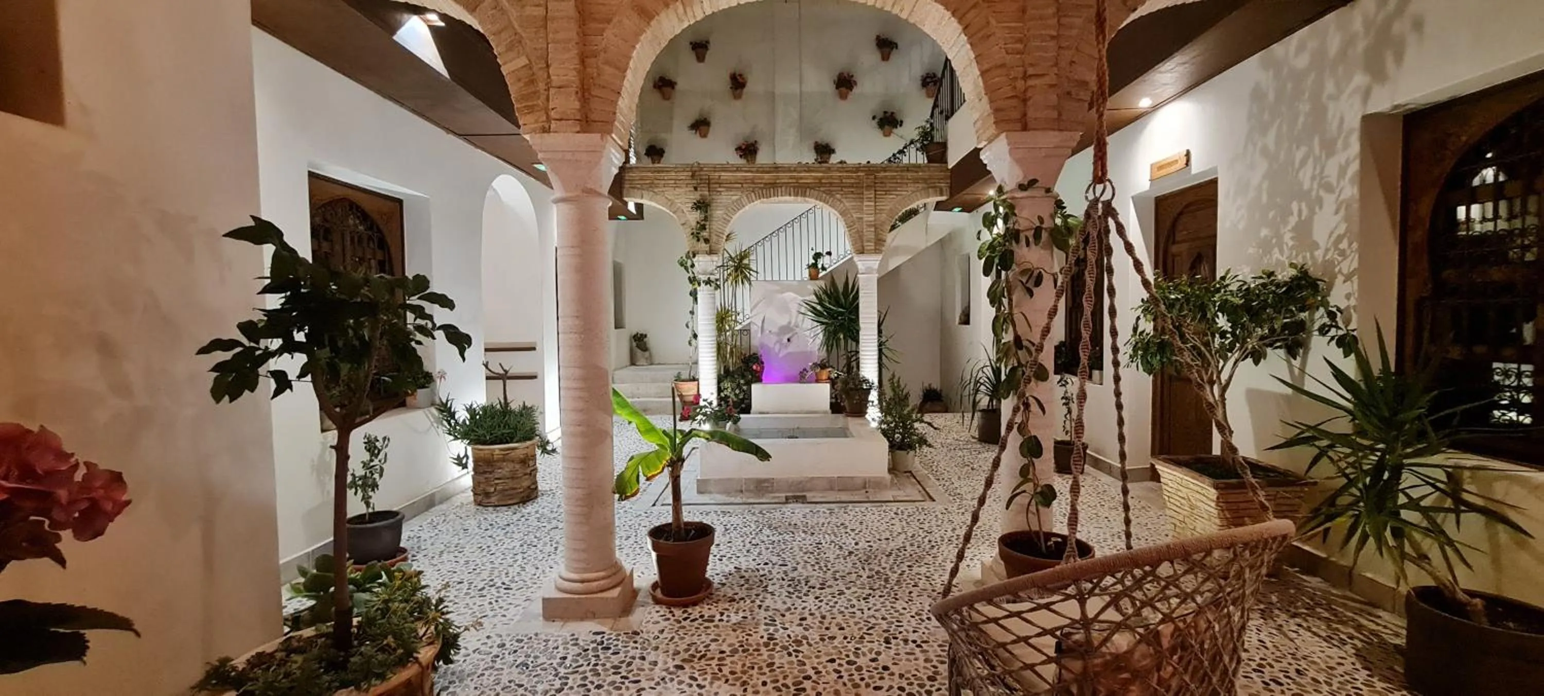 Patio in Murallas de Jayrán Hotel Boutique