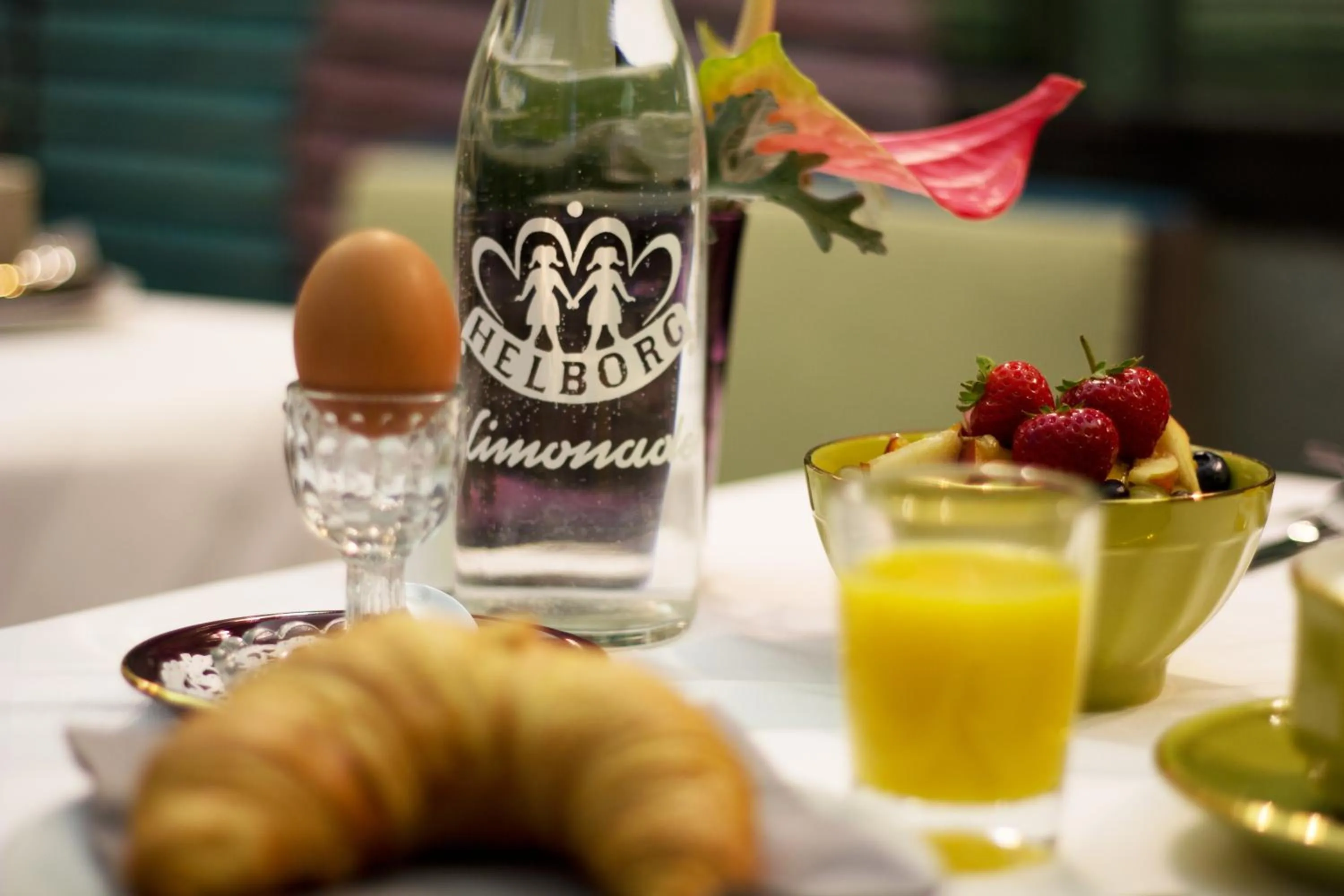 Food and drinks in Saint SHERMIN bed breakfast & champagne