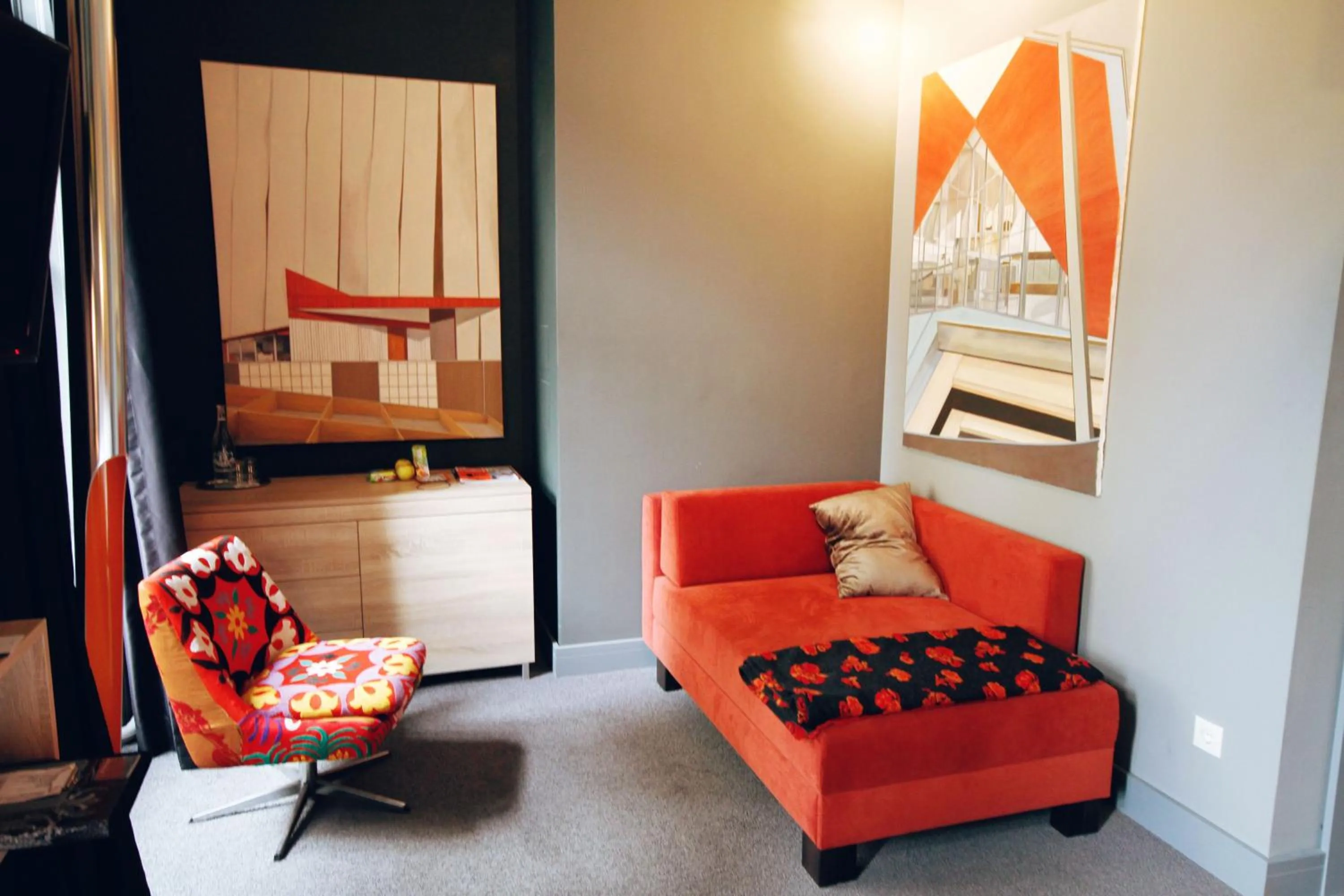 Seating area in Saint SHERMIN bed breakfast & champagne