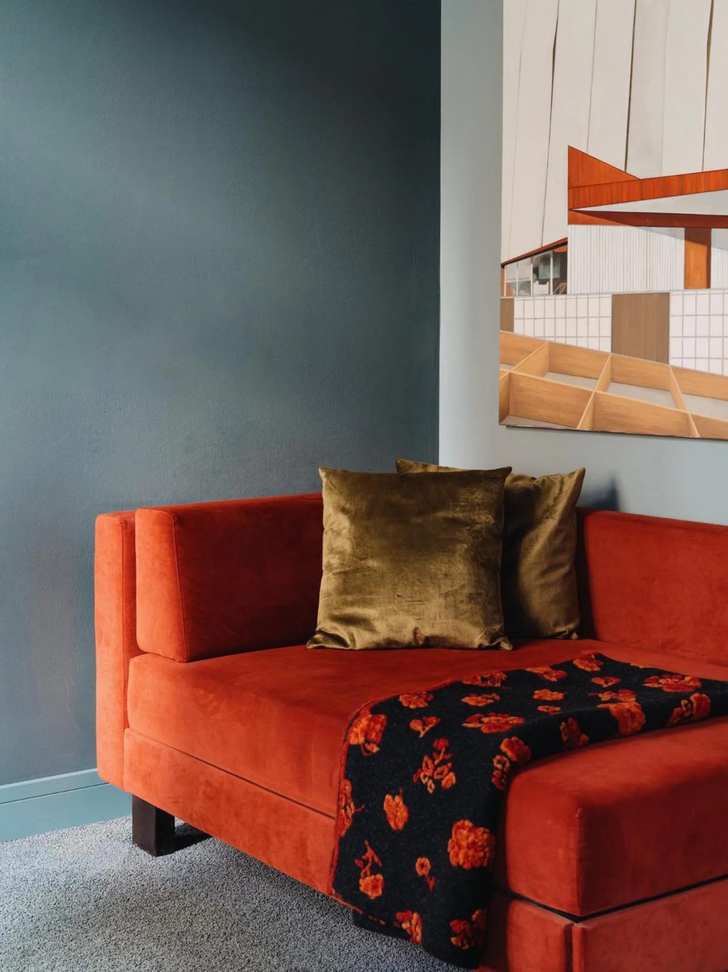 Living room in Saint SHERMIN bed breakfast & champagne