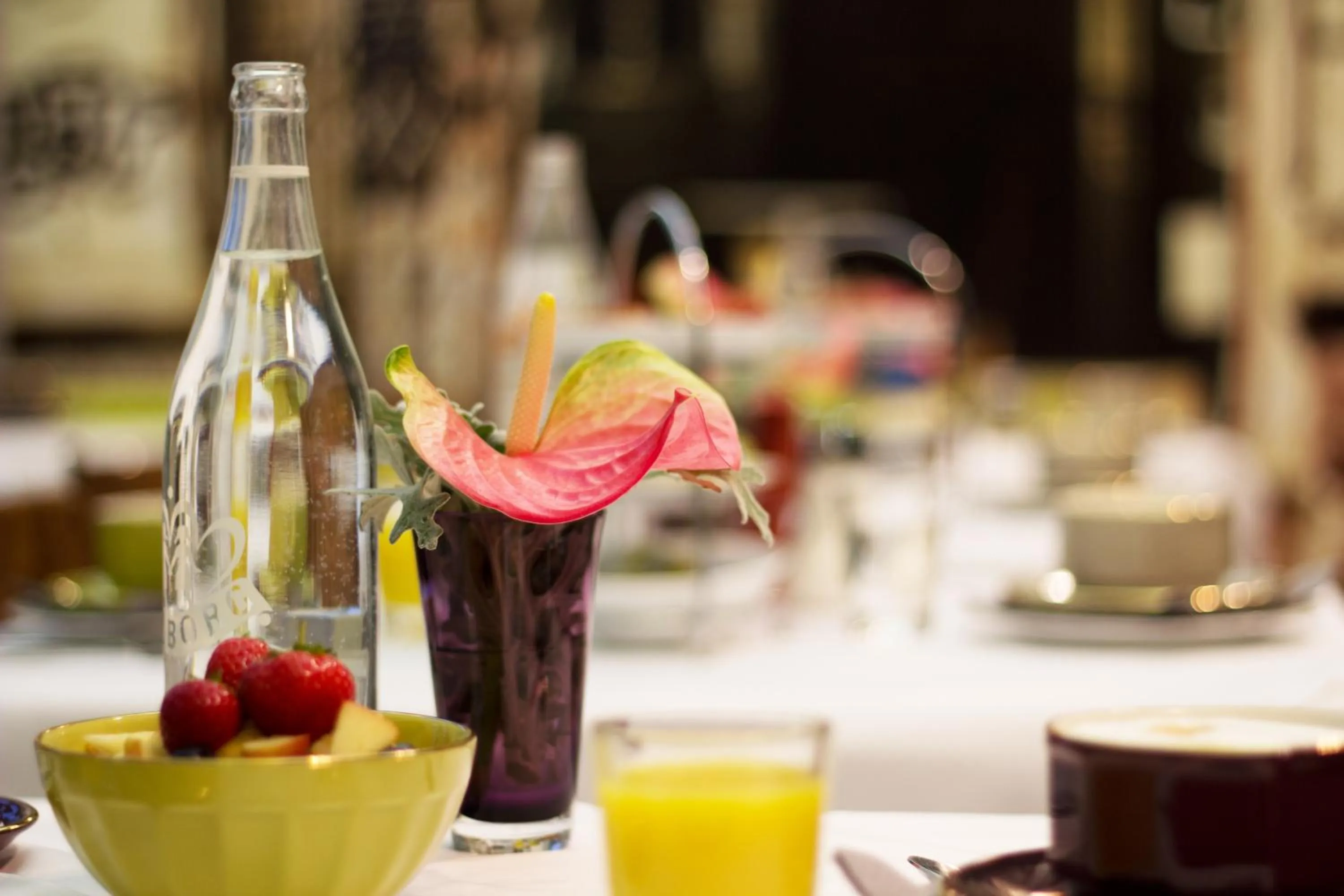 Food and drinks in Saint SHERMIN bed breakfast & champagne