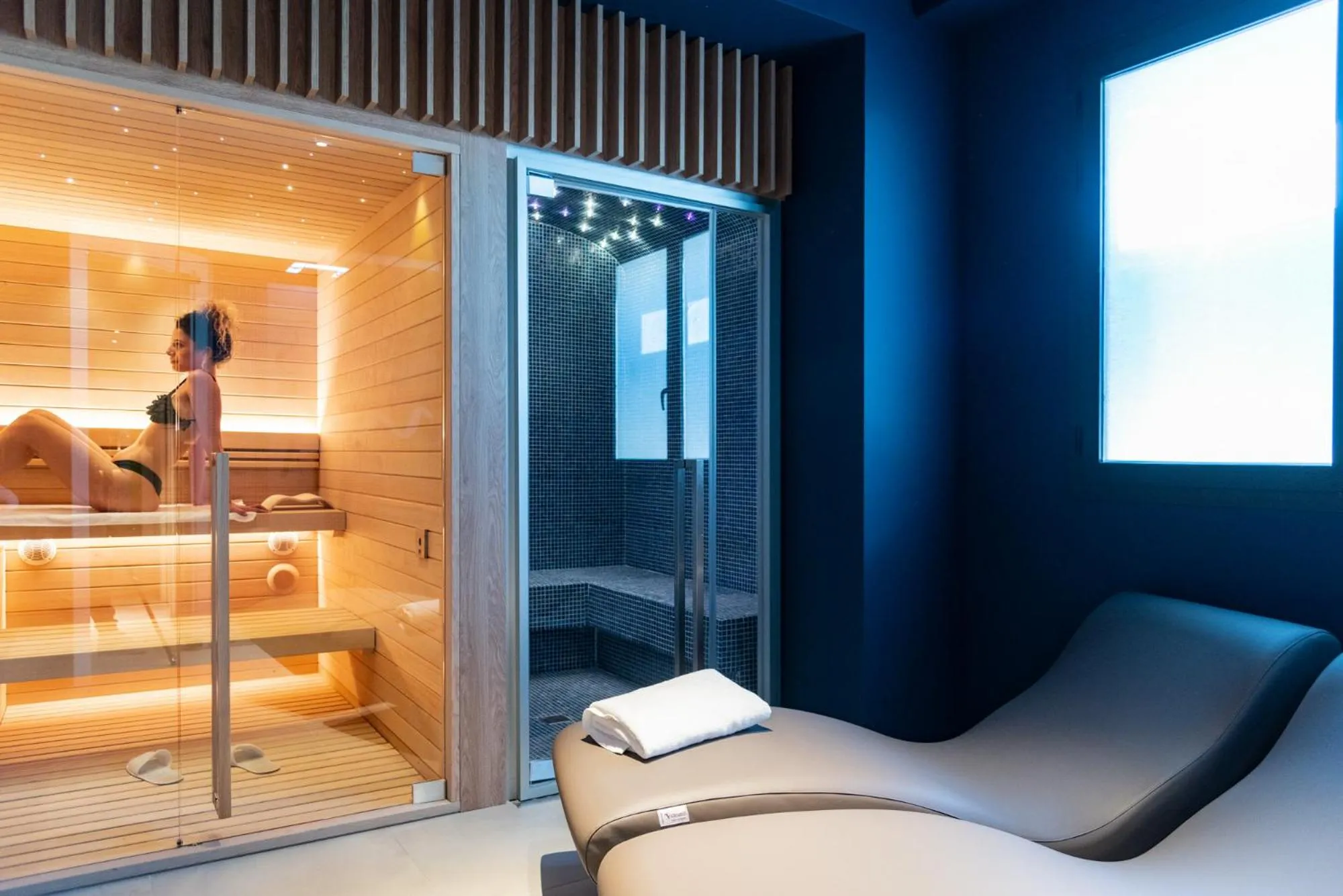 Sauna in Modica Boutique Hotel