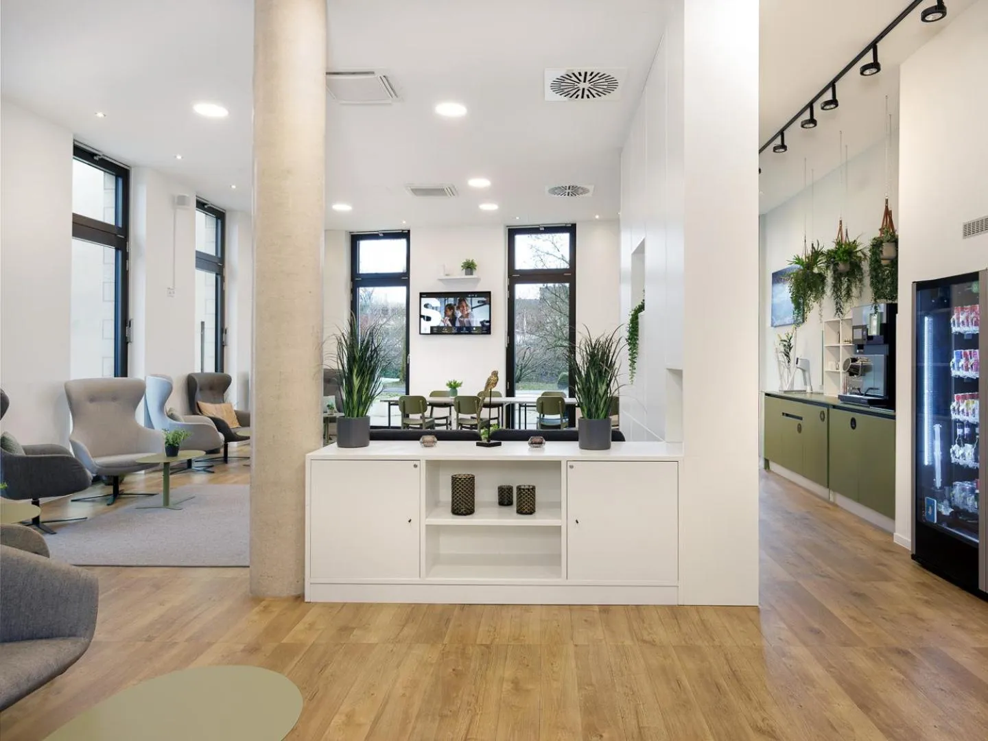 Lobby or reception in smartments Mannheim Hauptbahnhof