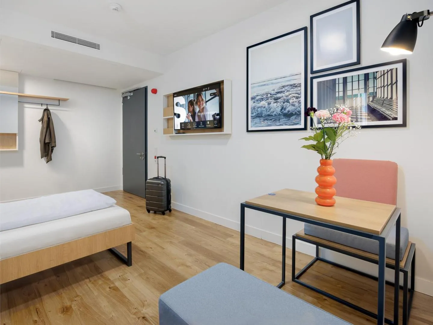 Bed in smartments Mannheim Hauptbahnhof