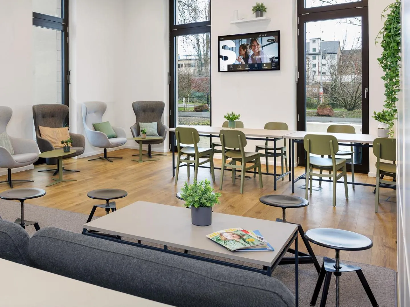 Lobby or reception in smartments Mannheim Hauptbahnhof