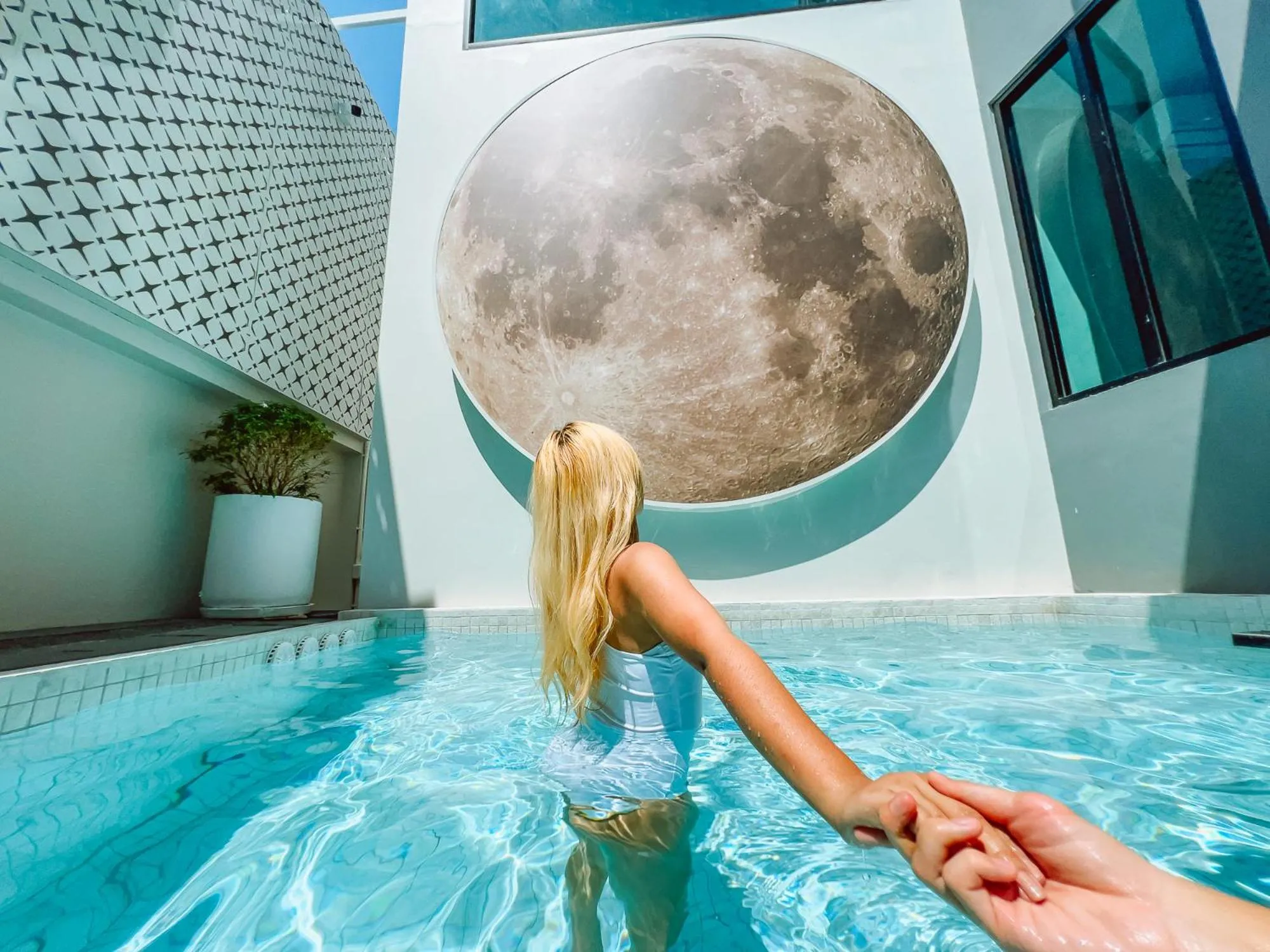 Swimming pool in Ratri Hotel Phuket Old Town