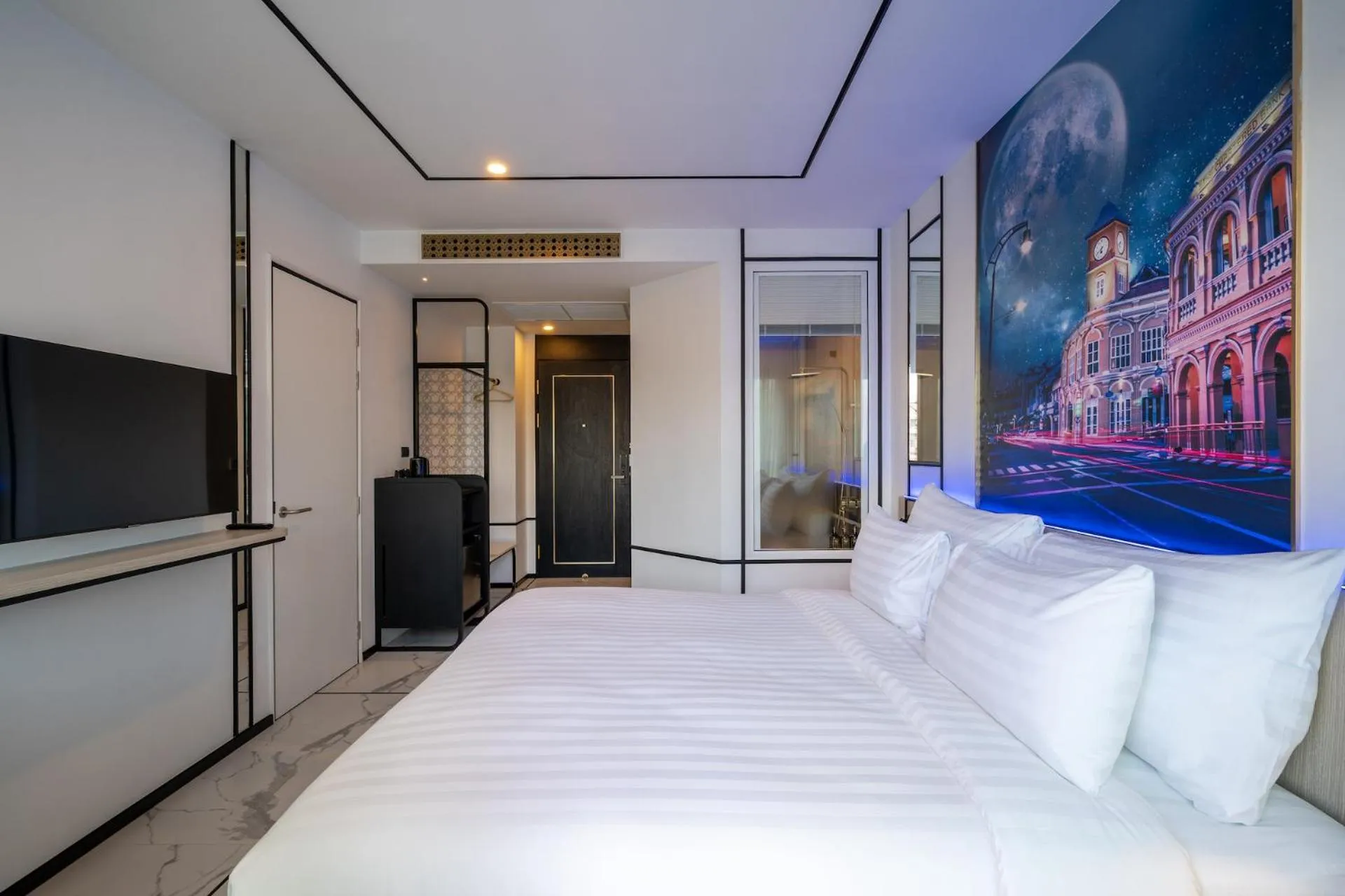 Bed in Ratri Hotel Phuket Old Town