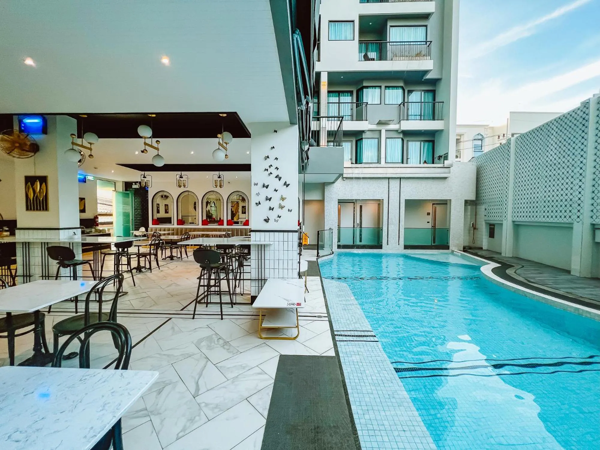 Swimming pool in Ratri Hotel Phuket Old Town