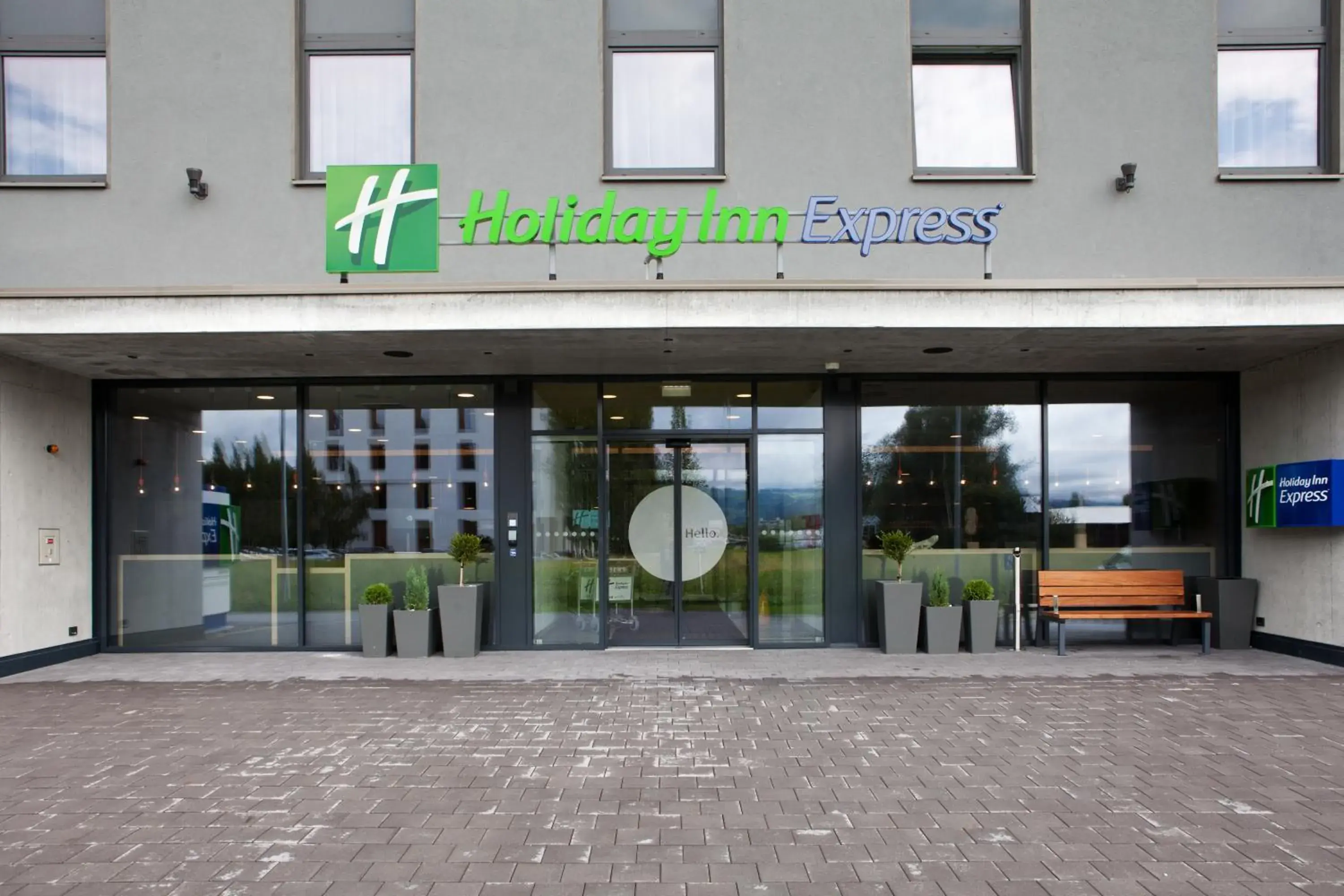 Facade/entrance in Holiday Inn Express - Lustenau Facade/entrance in Holiday Inn Express - Lustenau