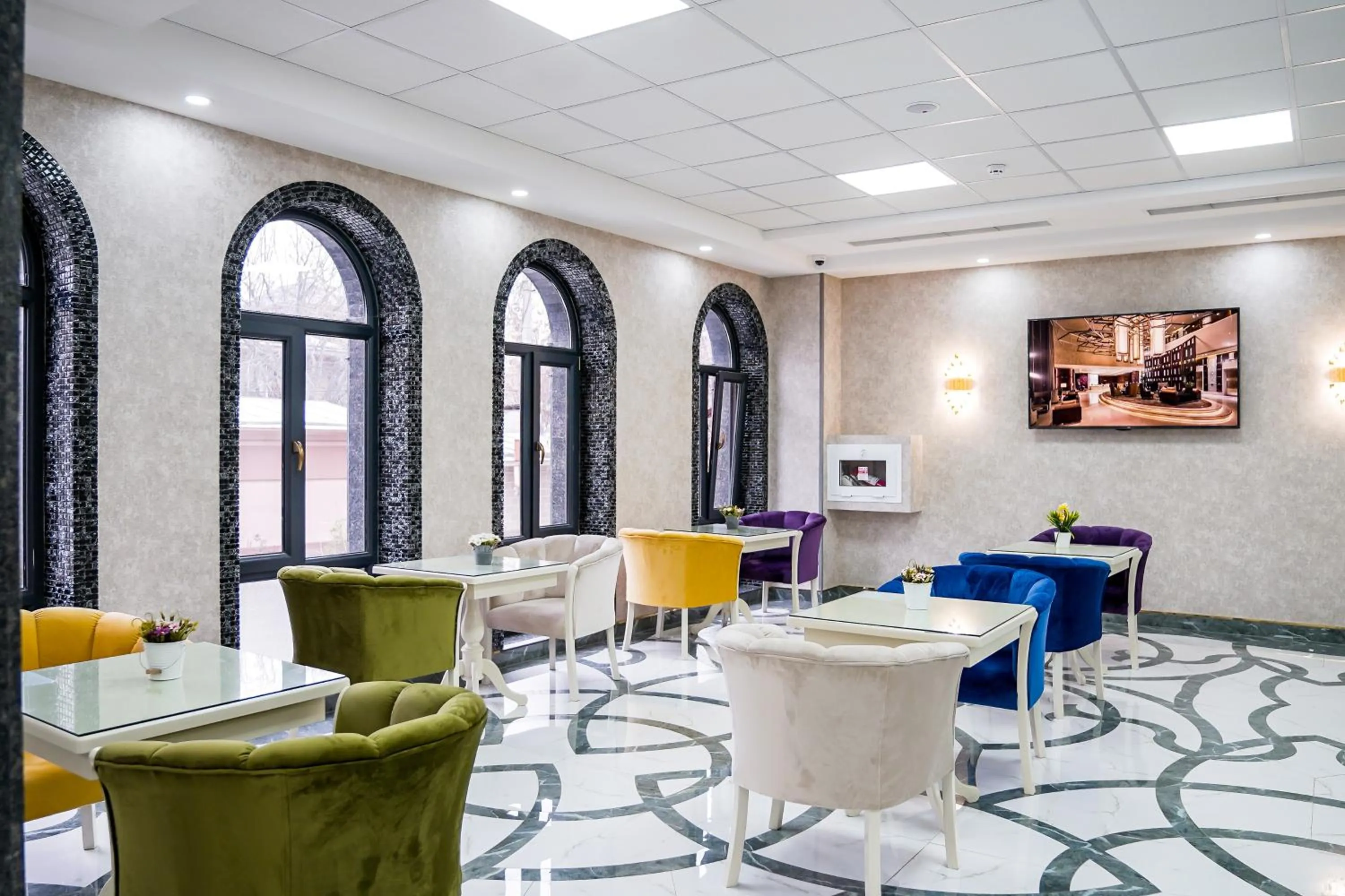 Lobby or reception in Level Hotel