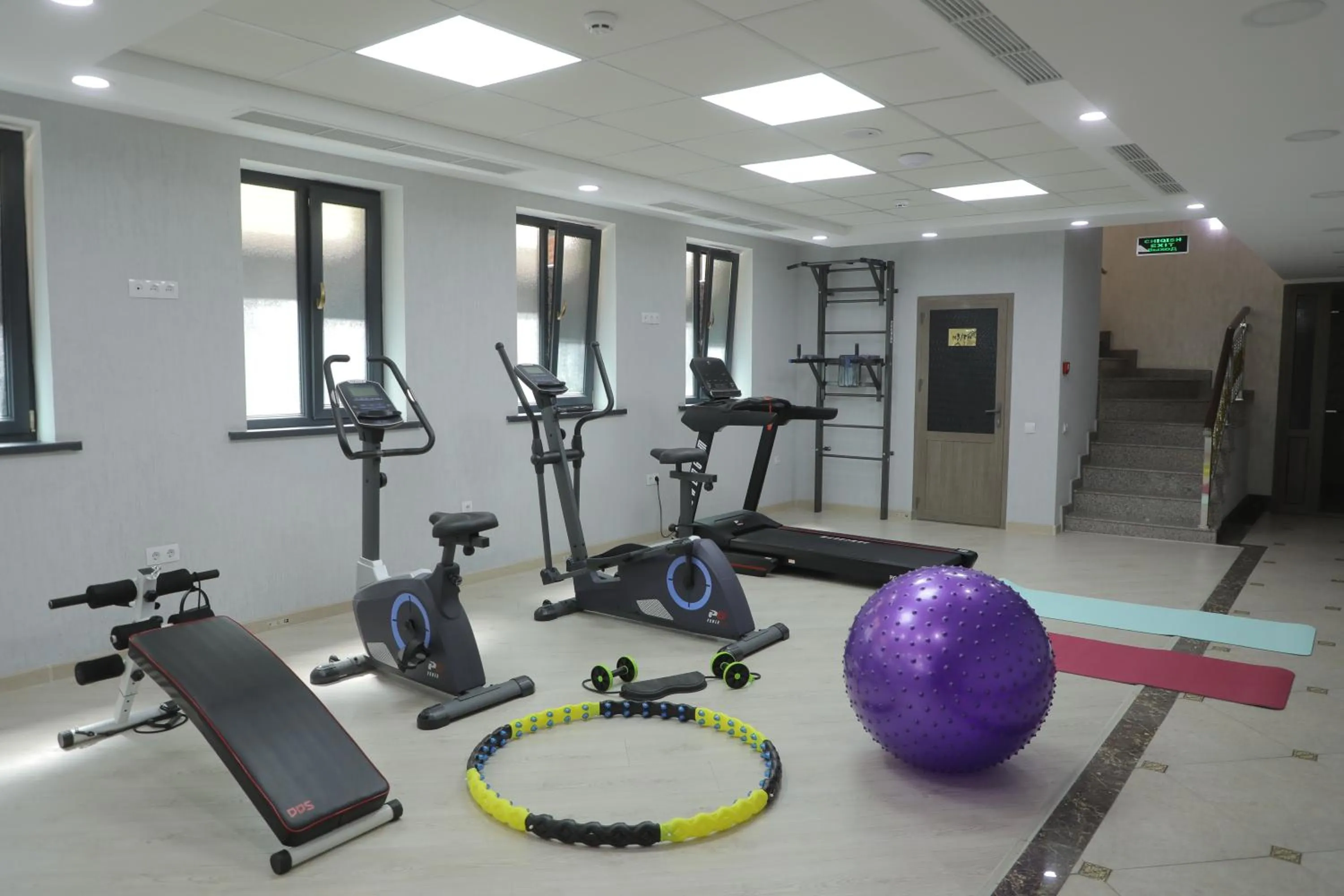 Fitness centre/facilities in Level Hotel
