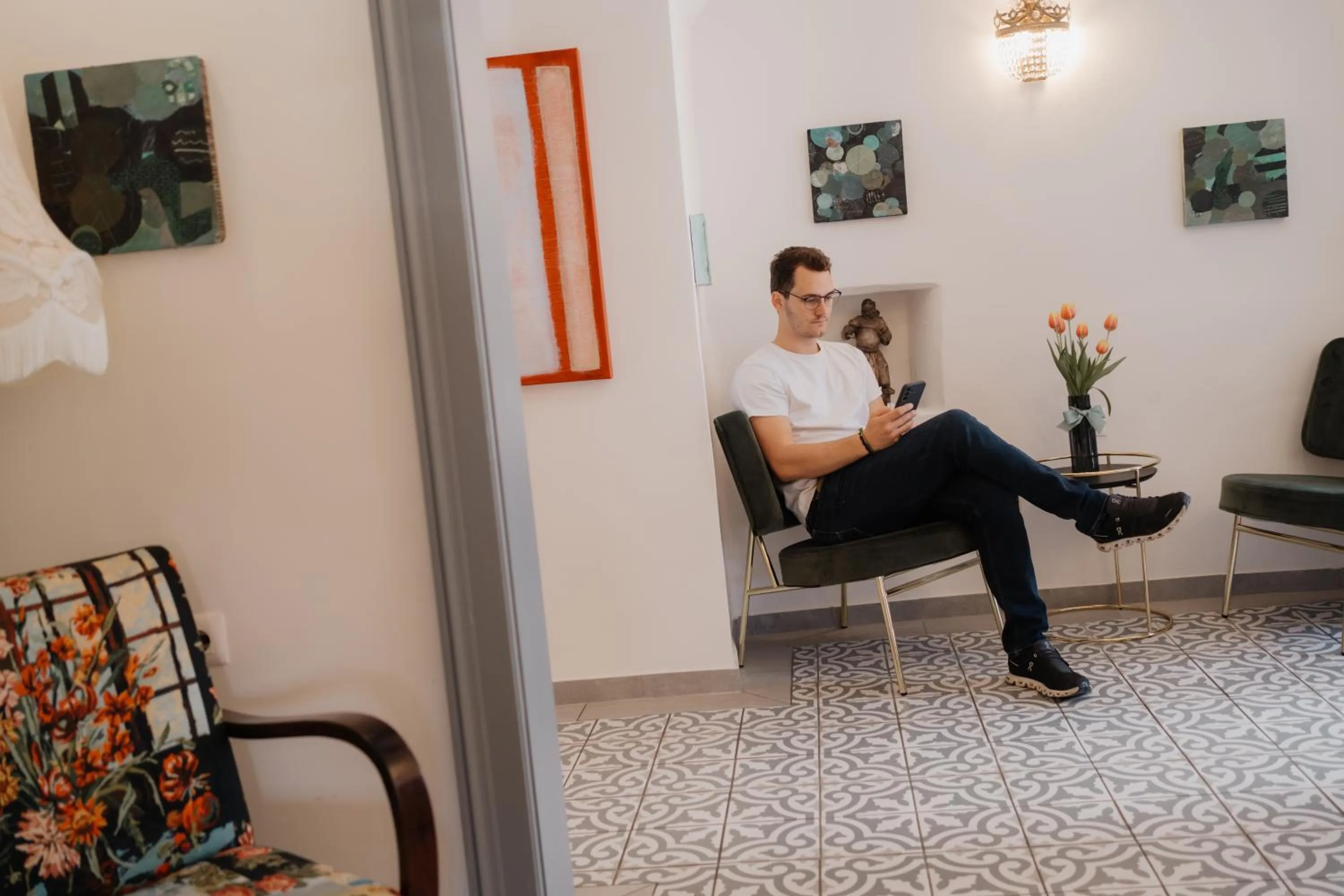 Lobby or reception in De Merin Boutique Hotel Straden