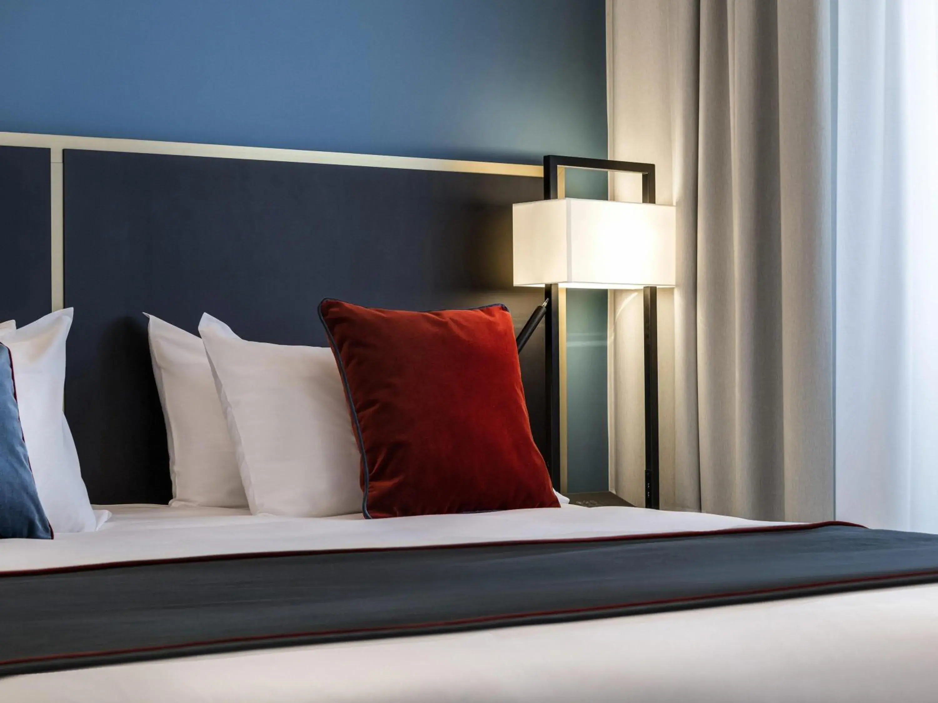 Bedroom, Bed in Habita79 Hotel Pompeii - MGallery Collection Bedroom, Bed in Habita79 Hotel Pompeii - MGallery Collection