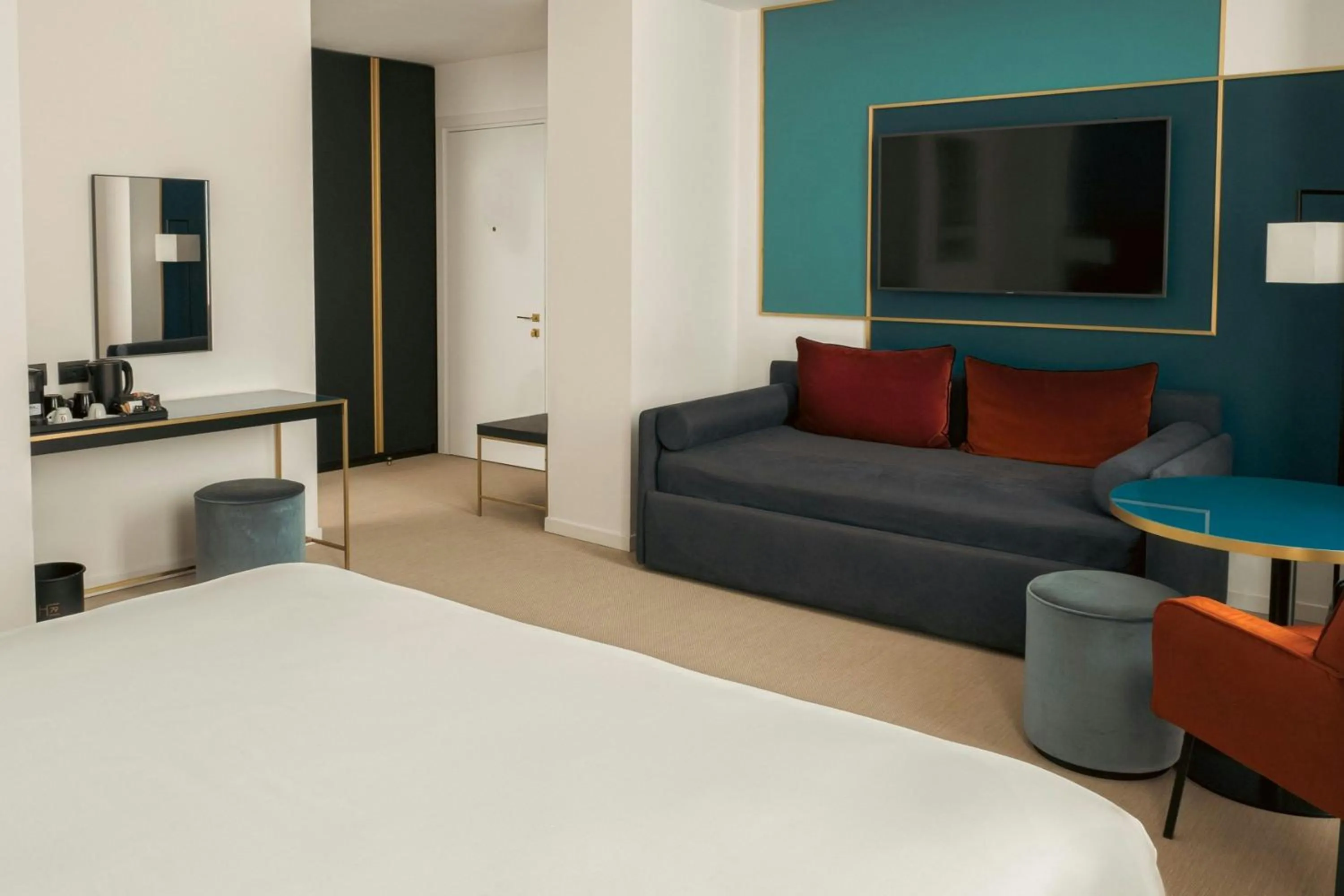 Bedroom, Bed in HABITA79, Pompeii, a Tribute Portfolio Hotel