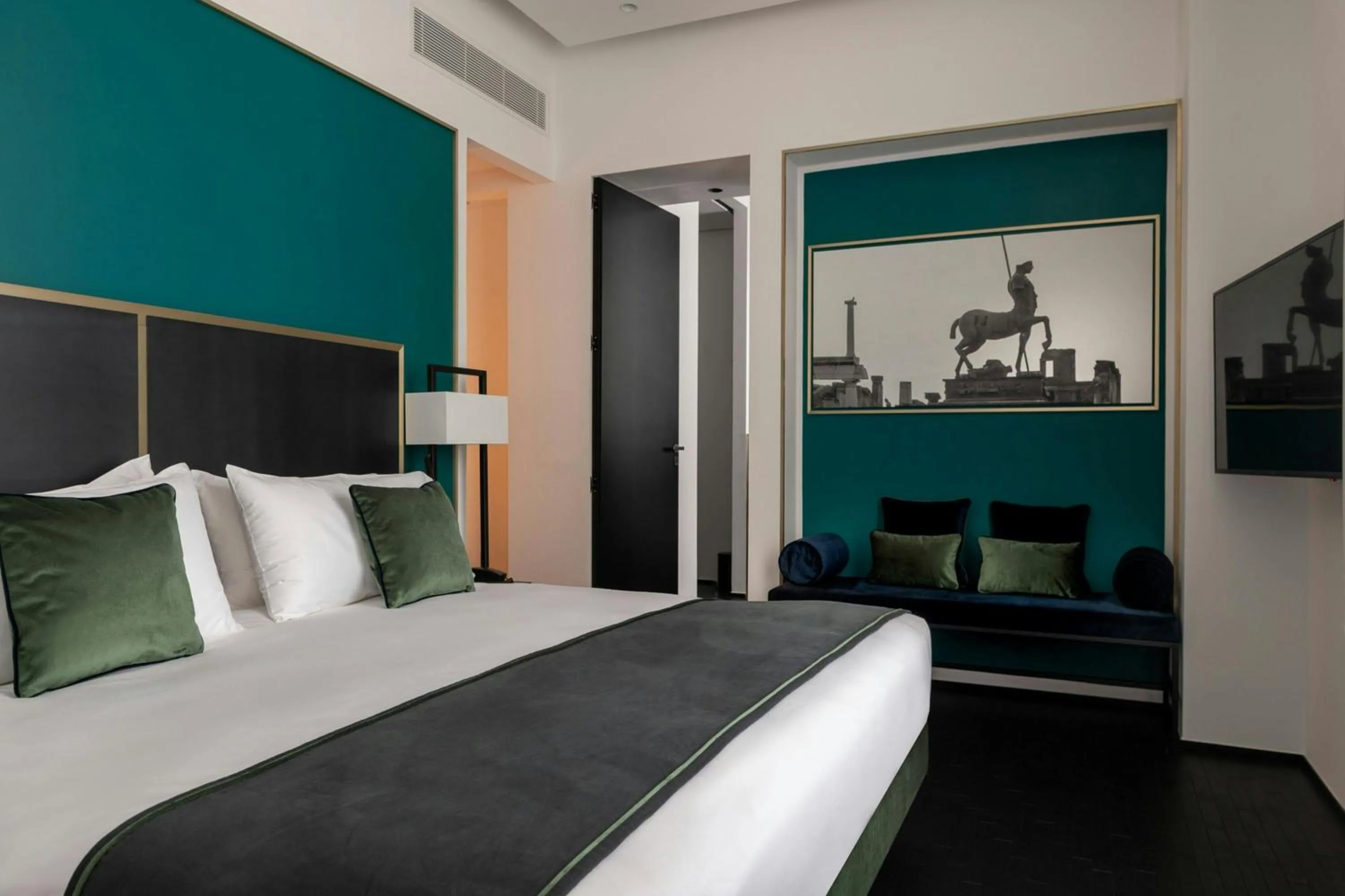 Bedroom, Bed in HABITA79, Pompeii, a Tribute Portfolio Hotel