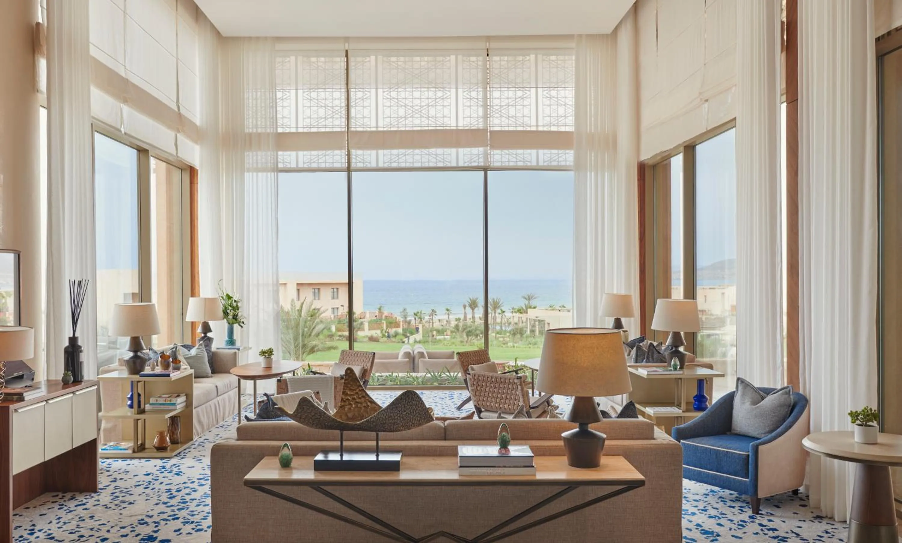 Lobby or reception in Fairmont Taghazout Bay